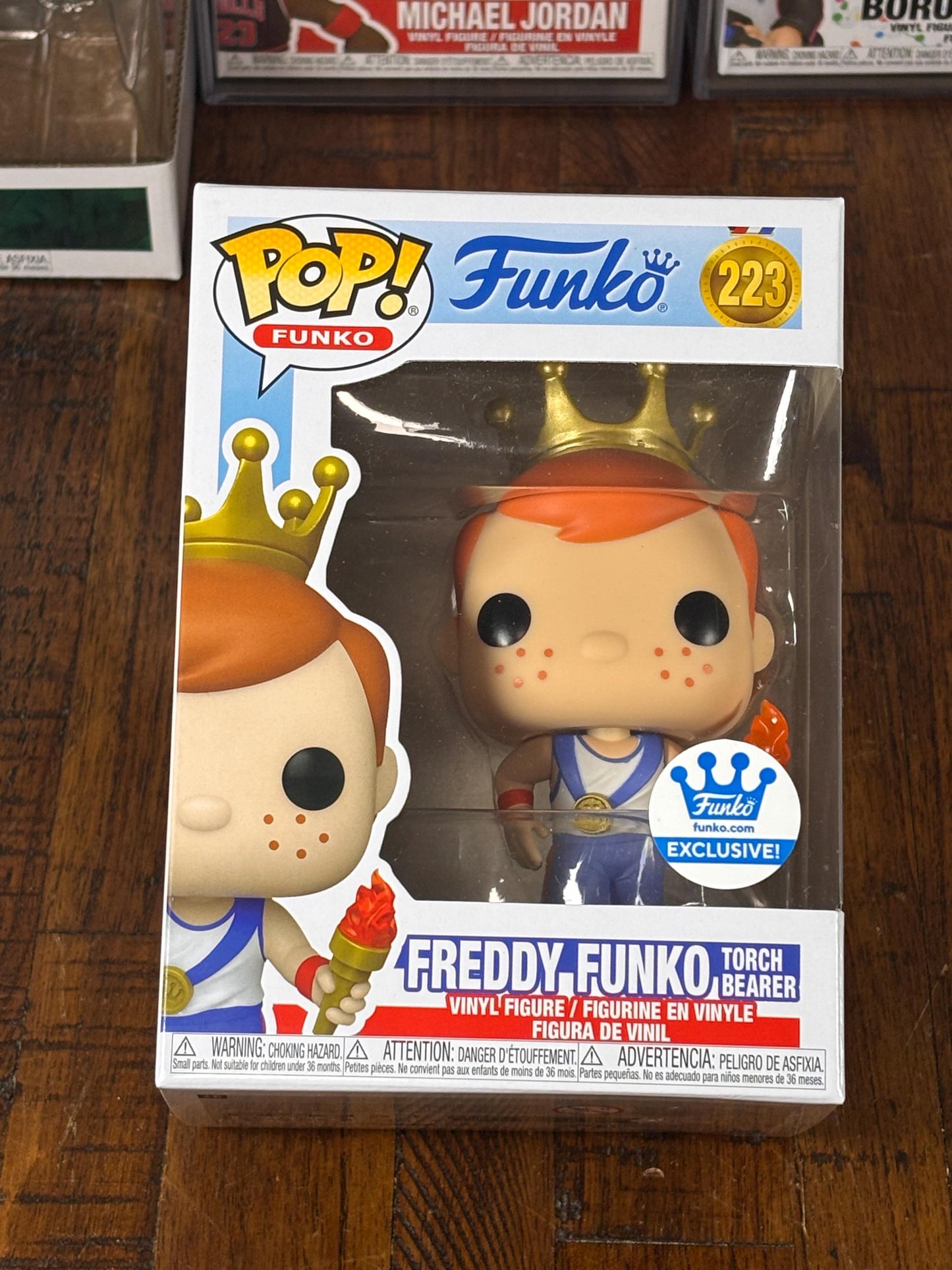Funko Pop! Vinyl: Funko Freddy Funko Torch Bearer Funko Exclusive #223 Olympics