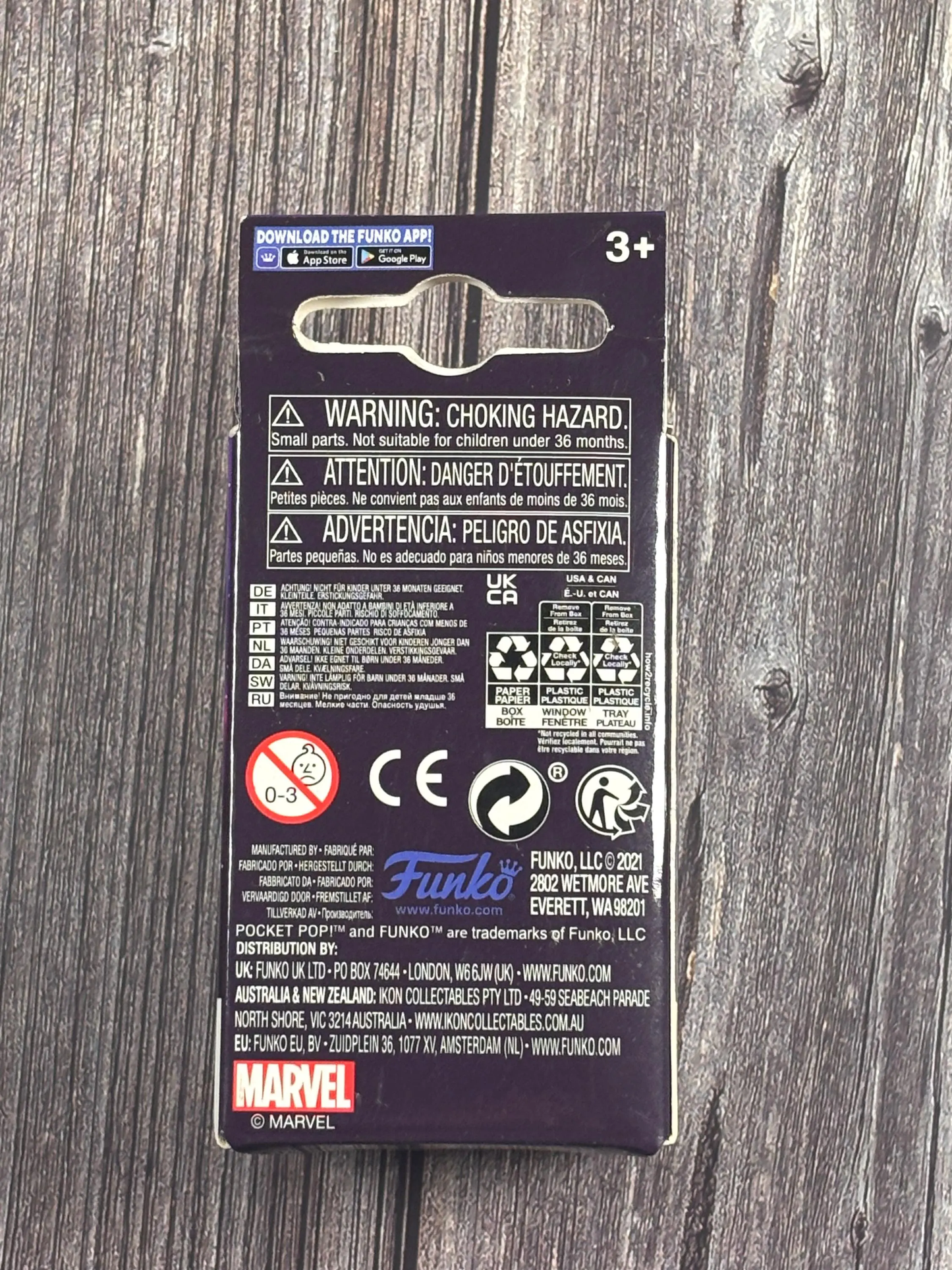 Zombie Captain America Pocket POP! Keychain Disney+ Marvel What if? Funko Vinyl Figure New