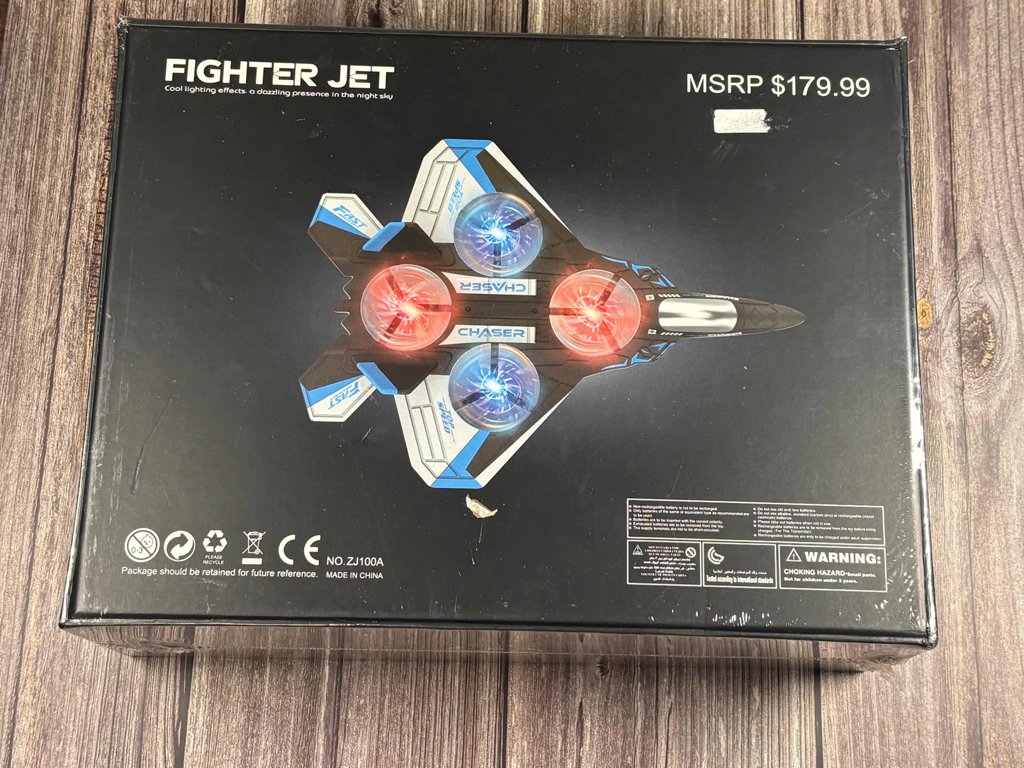 YOMI Fighter Jet Airplane Remote Controlled Drone Toy Plane With Lights New