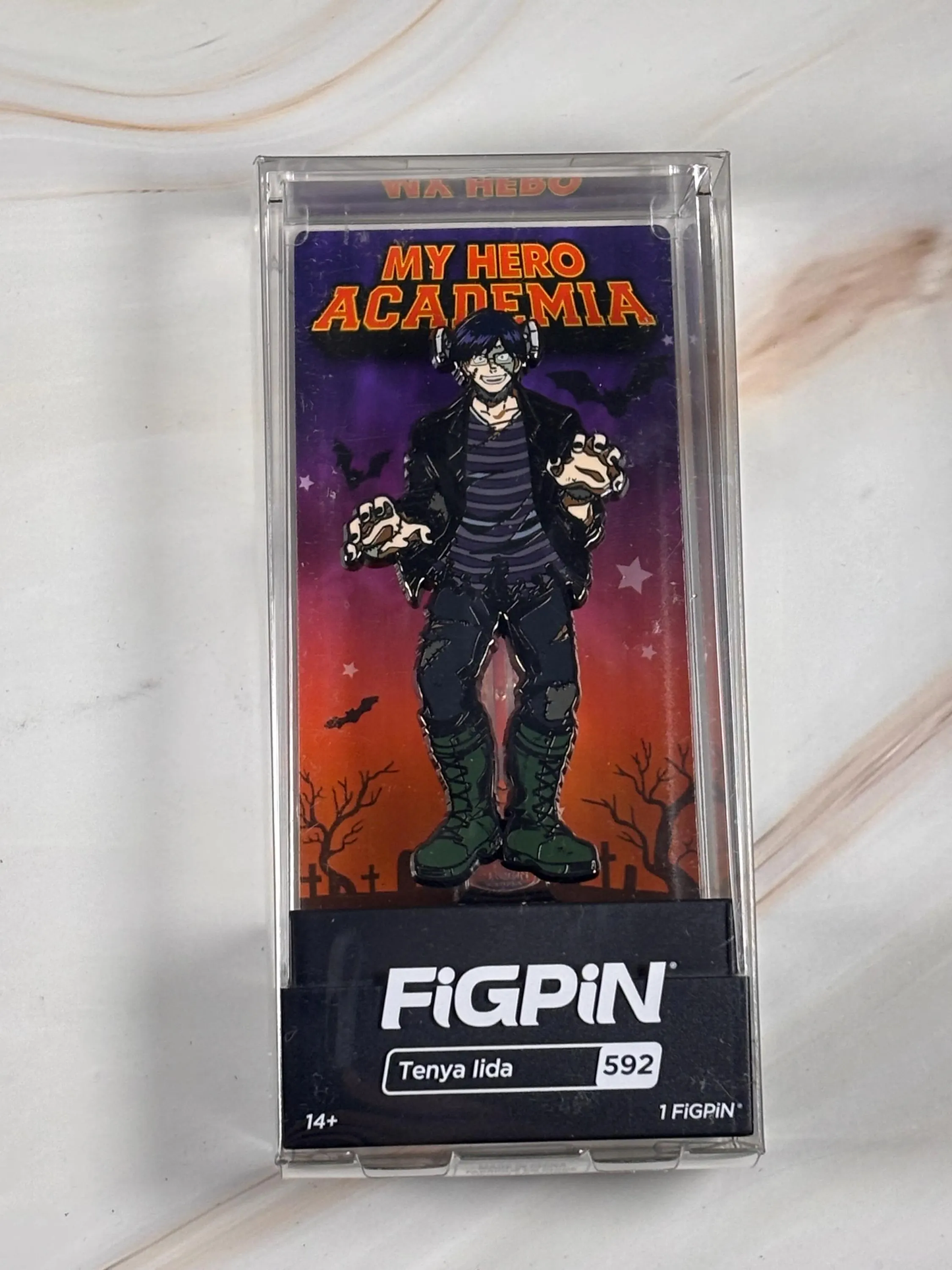 FiGPiN My Hero Academia MHA Tenya Iida Halloween #592 Funimation New Collectible Enamel Pin