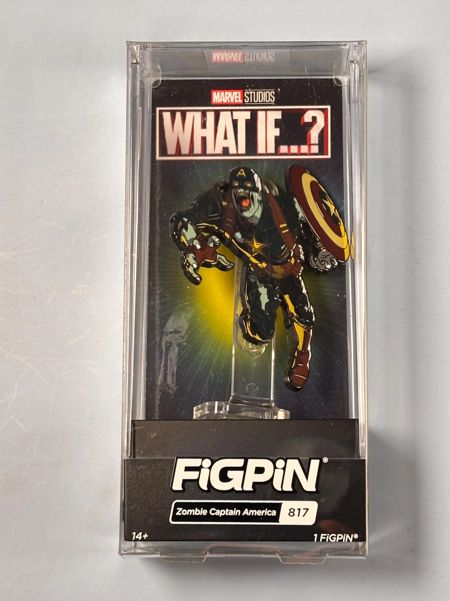 Figpin Classic Marvel What If? Zombie Captain America Enamel Pin #817 New