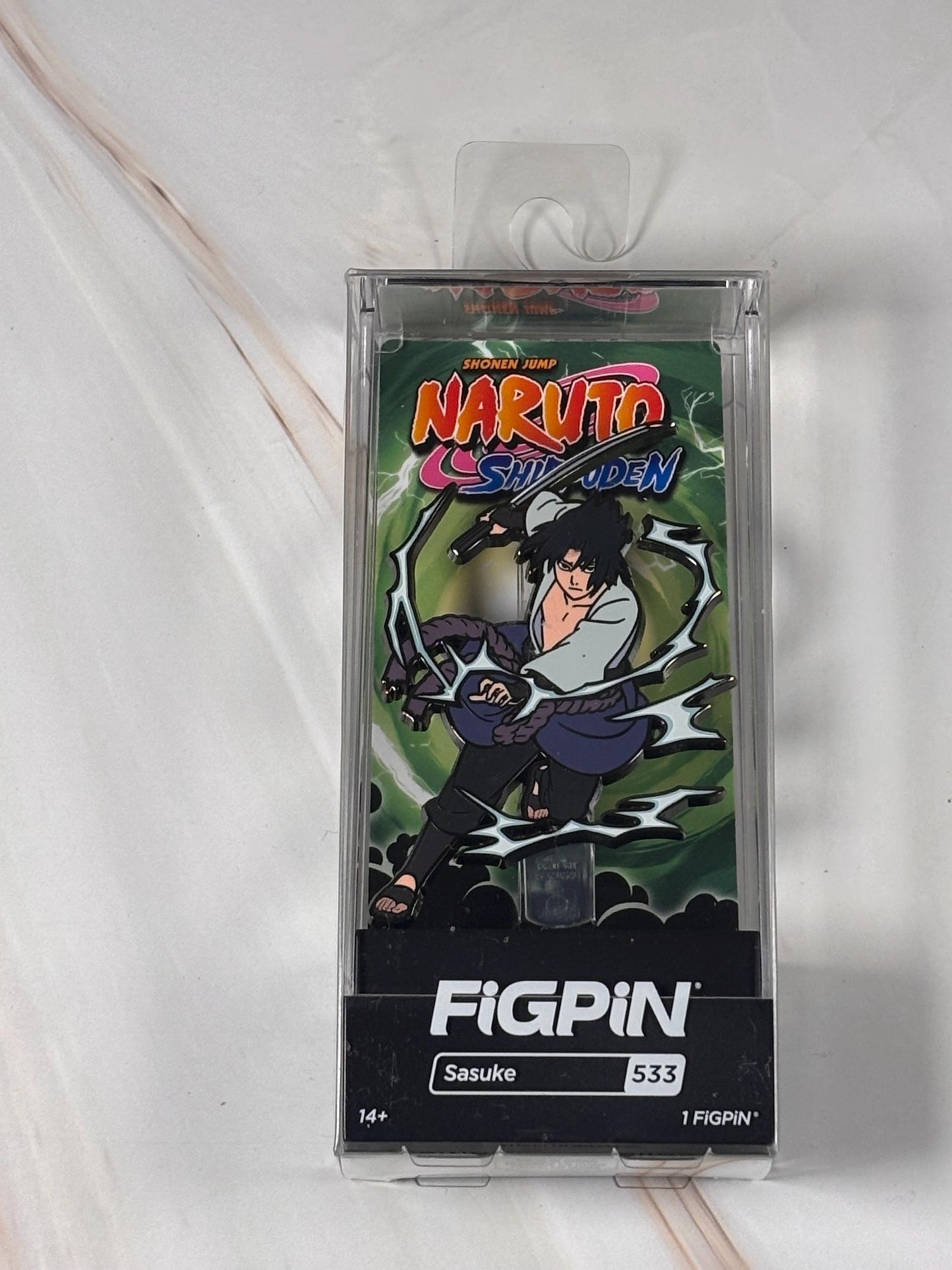FiGPiN Naruto Shippuden - Sasuke Uchiha #533 New Collectible Enamel Pin