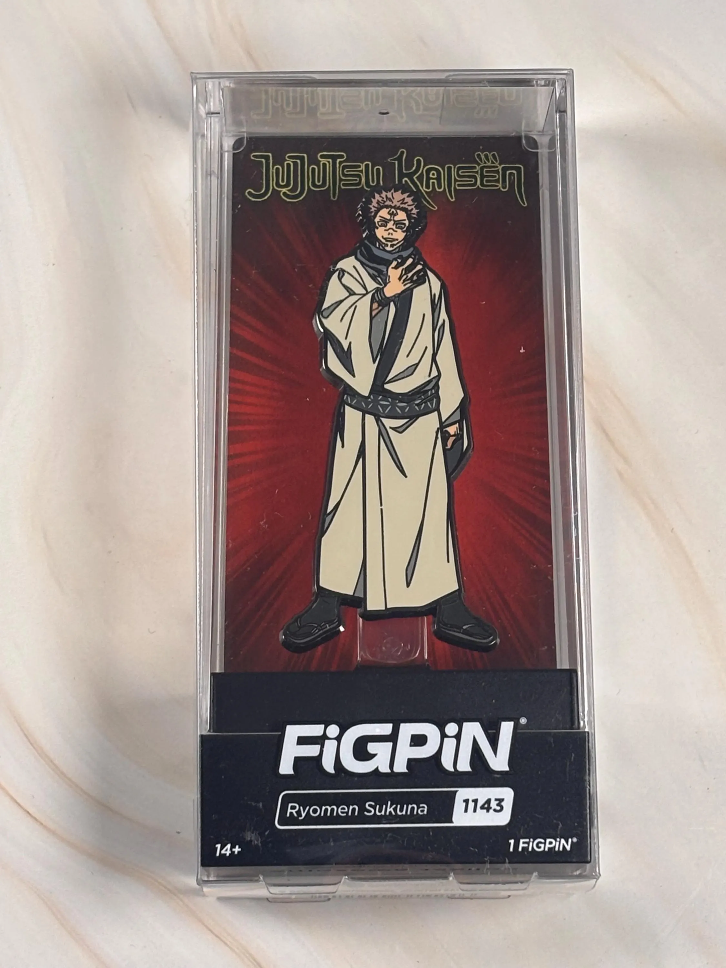 FiGPiN Jujutsu Kaisen Ryomen Sukuna #1143 Anime New Collectible Enamel Pin