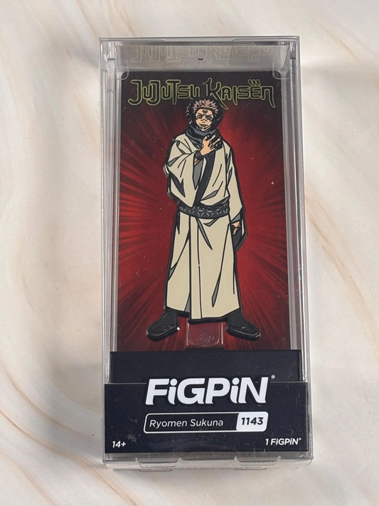 FiGPiN Jujutsu Kaisen Ryomen Sukuna #1143 Anime New Collectible Enamel Pin