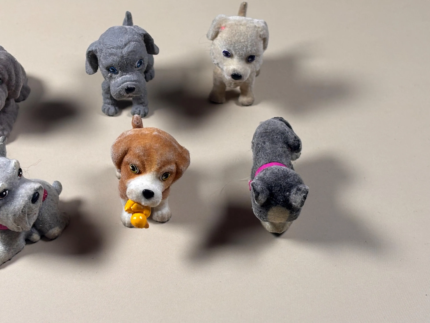 Lot of 7 Collectable Vintage Rare MEG 1990's Puppy in my Pocket