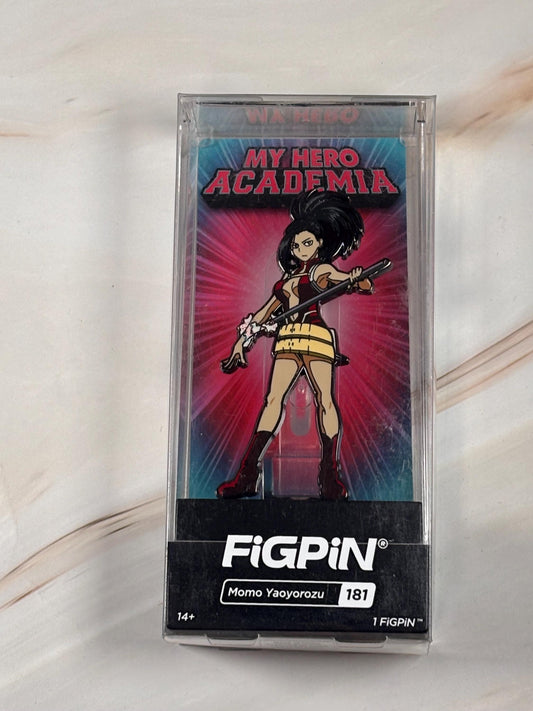 FiGPiN My Hero Academia MHA Momo Yaoyorozu  Hero Costume #181  Funimation New Collectible Enamel Pin