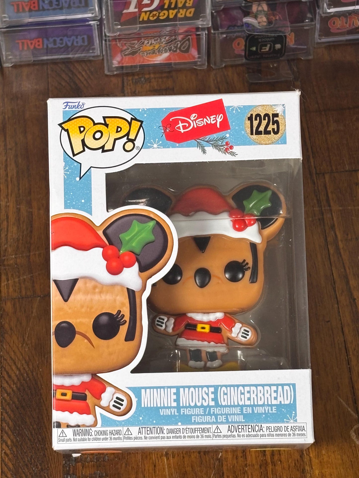 Funko Pop Disney Mickey Minnie Mouse Gingerbread #1225 Christmas New Vinyl Figure