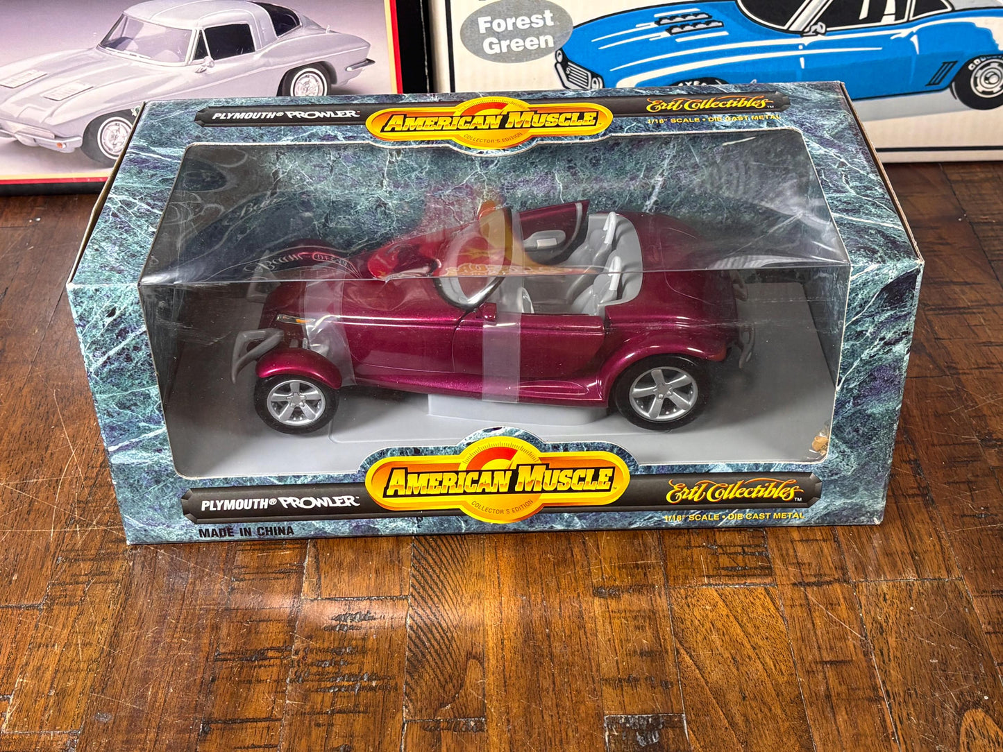 1/18 Scale ERTL Collectibles Red American Muscle Plymouth Prowler Die Cast New