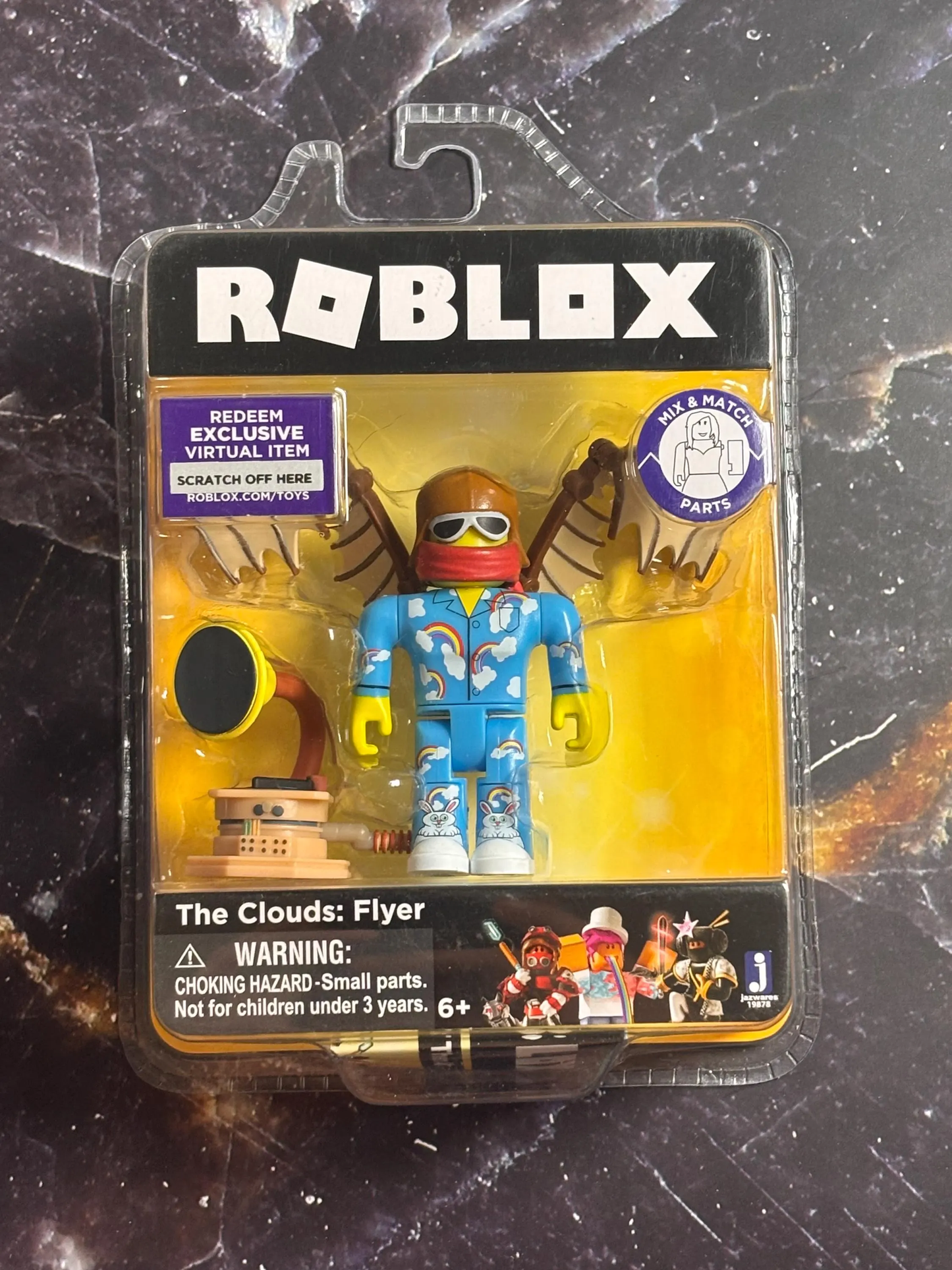 Roblox Mix & Match Parts The Clouds Flyer action Figure Exclusive Virtual Item Jazwares New