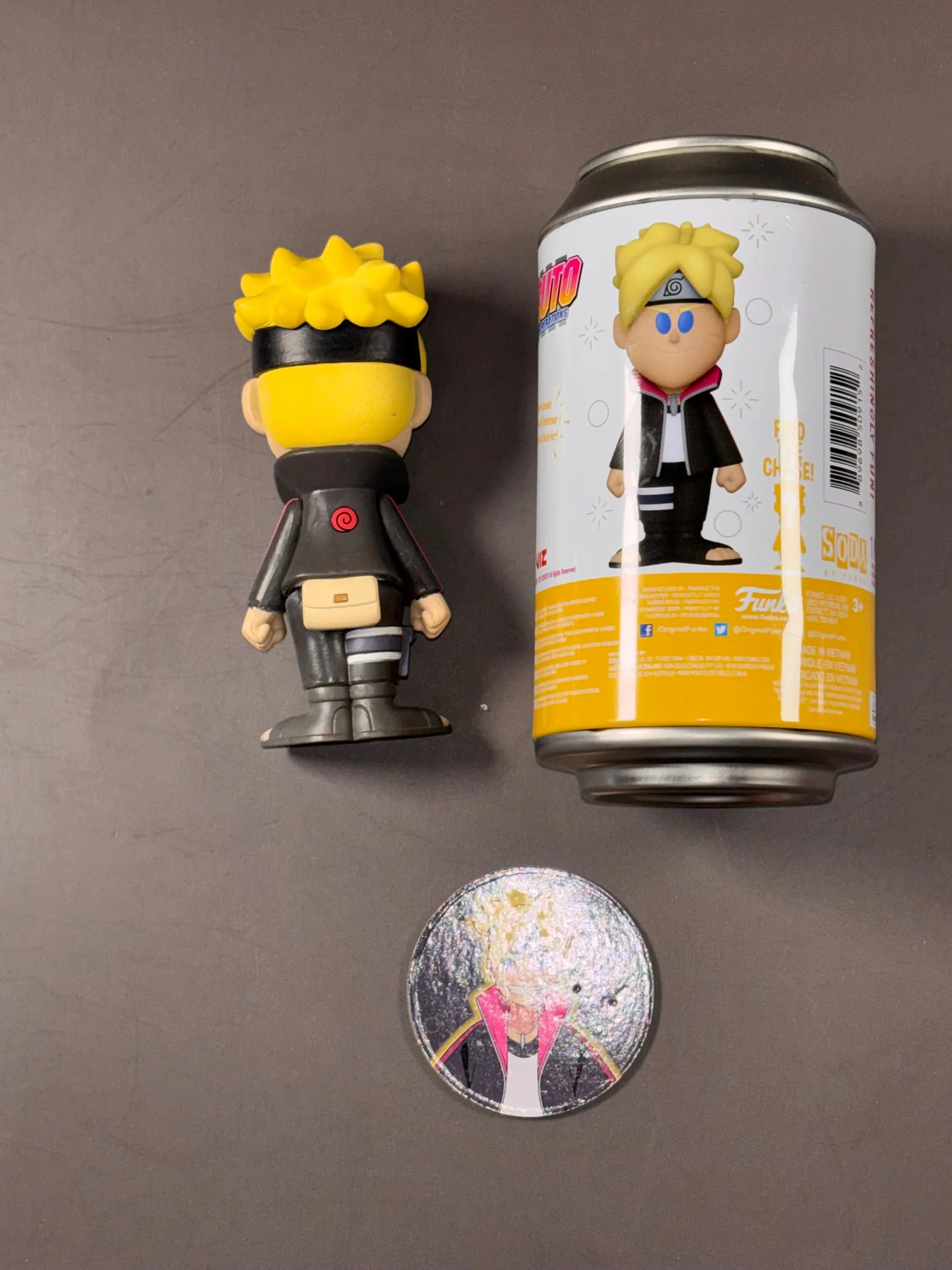 Boruto Uzumaki Funko Soda Can Chase LE Pop 1600 Naruto Anime Glow in Dark