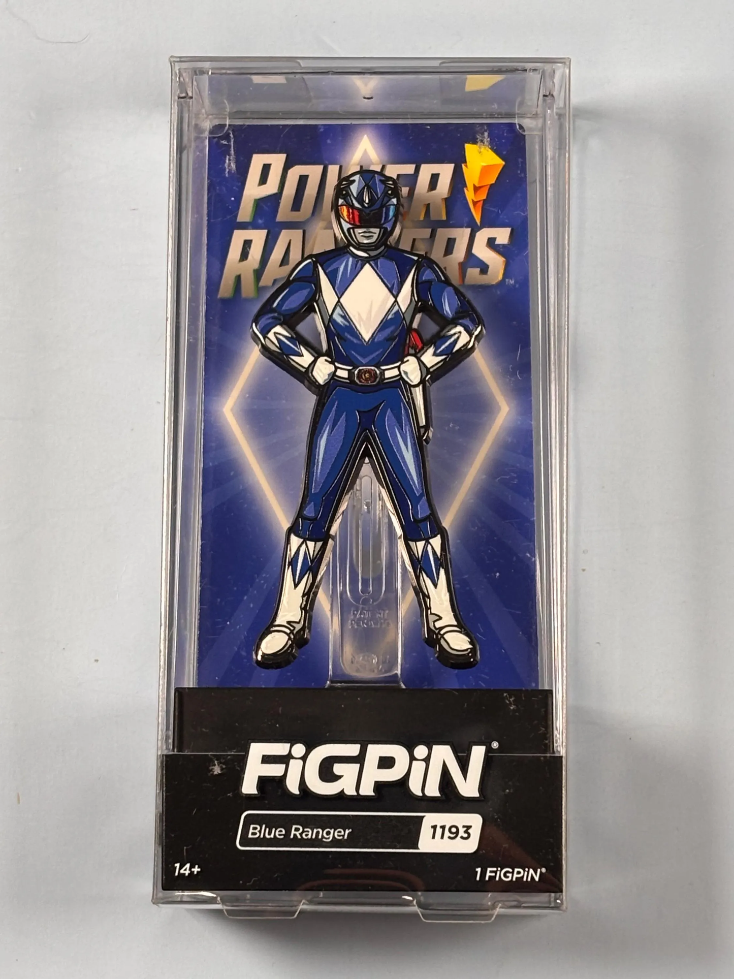 FiGPiN Power Rangers Blue Ranger Collectible Enamel Pin 1193 New