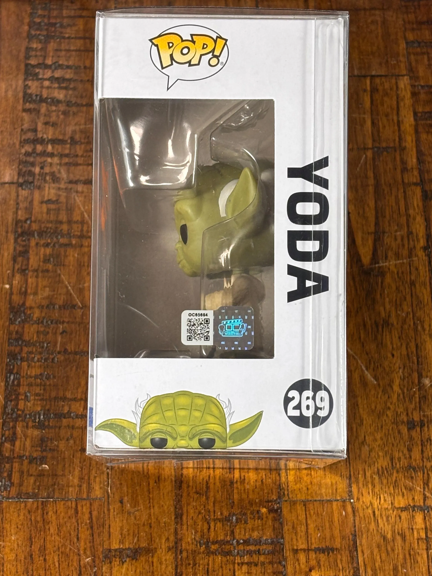 Funko Pop! Deep Roy Yoda Actor Disney Star Wars V Empire Strikes #269 Signed COA