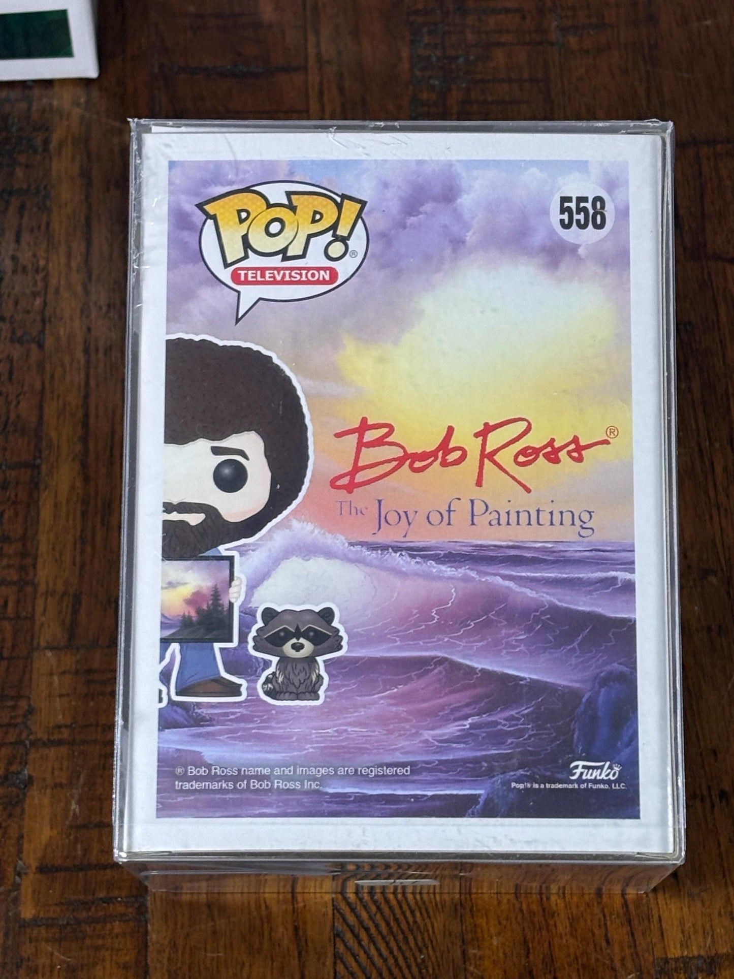 Funko Pop! Vinyl: Bob Ross and Raccoon #558 the Joy of Painting New
