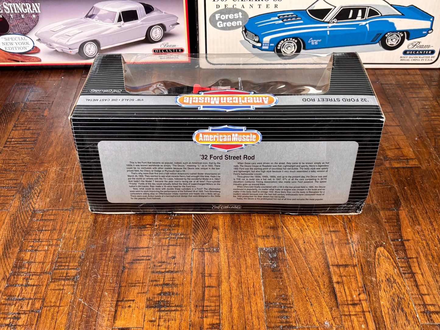 Ertl American Muscle 1/18 Scale Die Cast 1932 Ford Roadster Street Rod New Black
