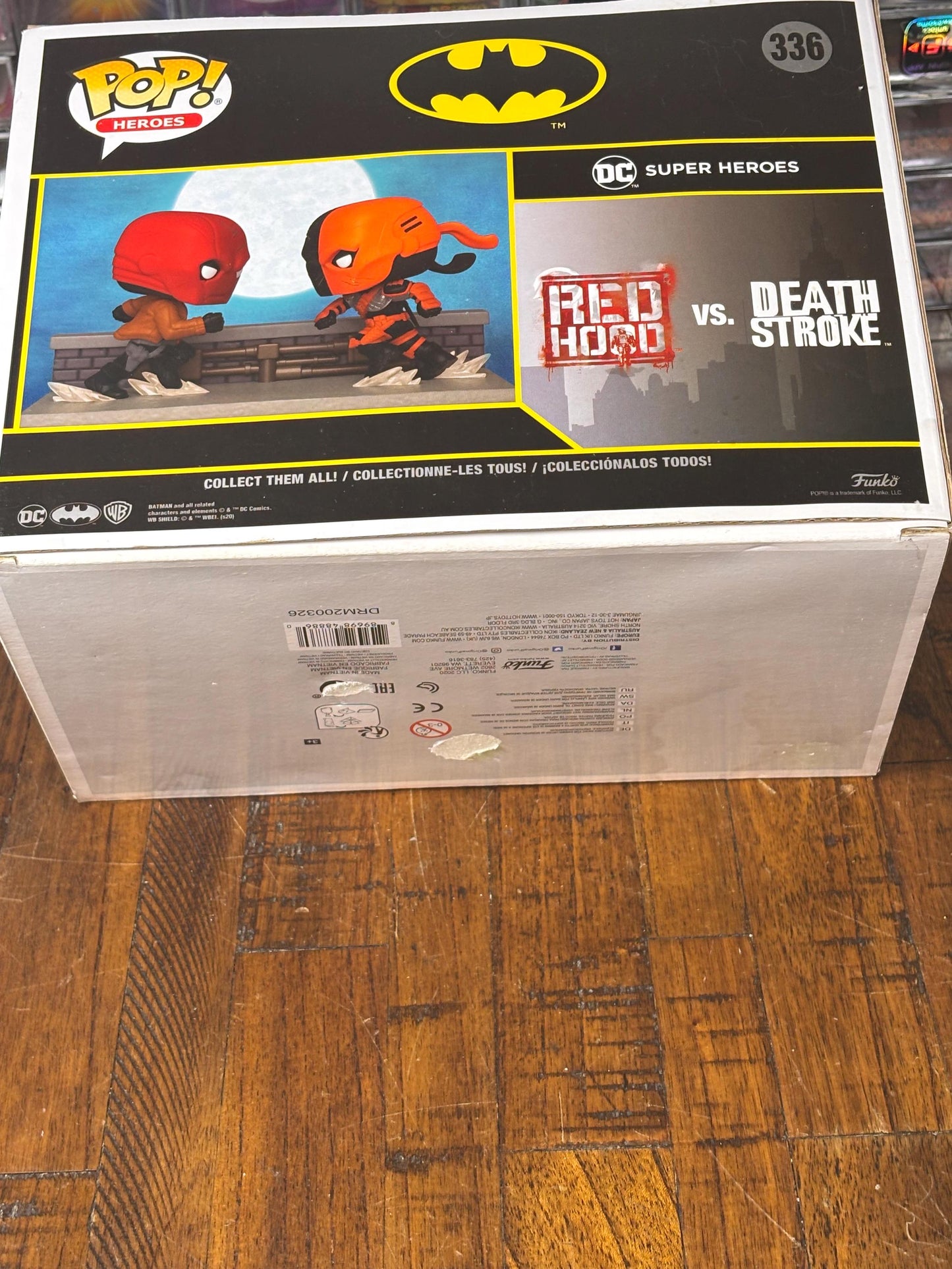 Funko Pop! 2 Pack DC Red Hood vs Deathstroke #336 PX Previews Exclusive New Vinyl Figure