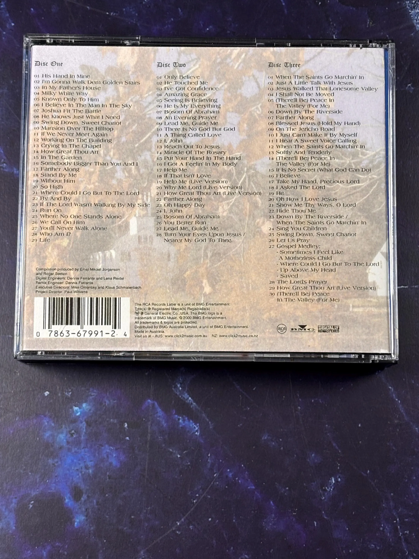 Elvis Presley Peace in the Valley: Complete Gospel Recordings 3-CD Box Set