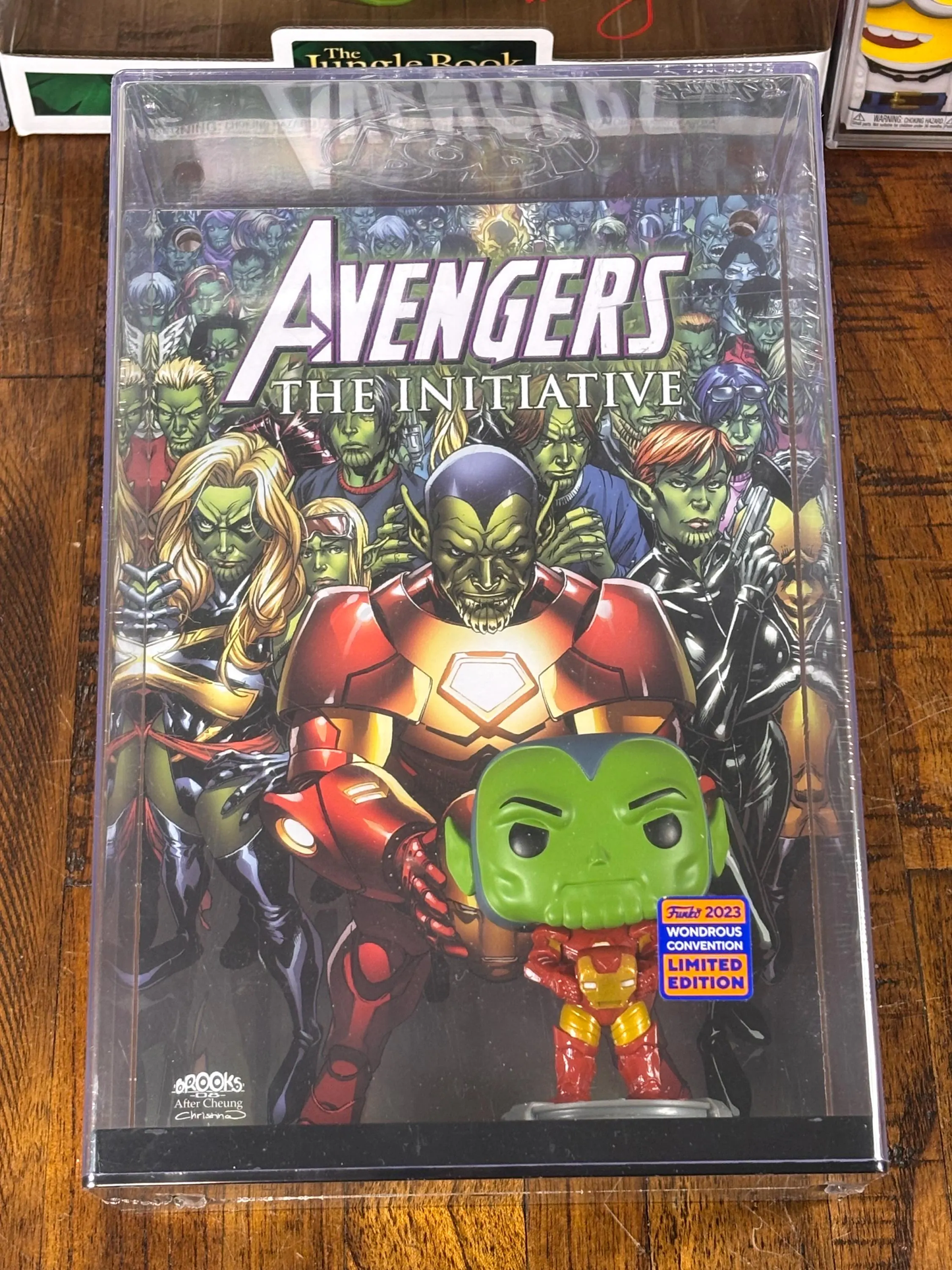 Funko POP! #16 Comic Cover Marvel Skrull Iron Man Protective Case WonderCon 2023