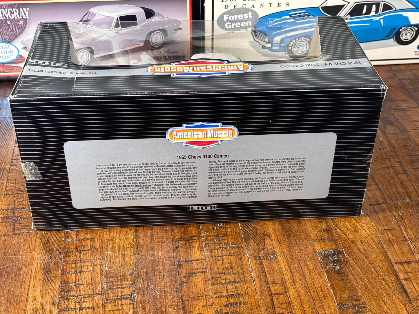 1955 Chevy 3100 Cameo Pickup Truck American Muscle Collector's Edition Ertl 1 18