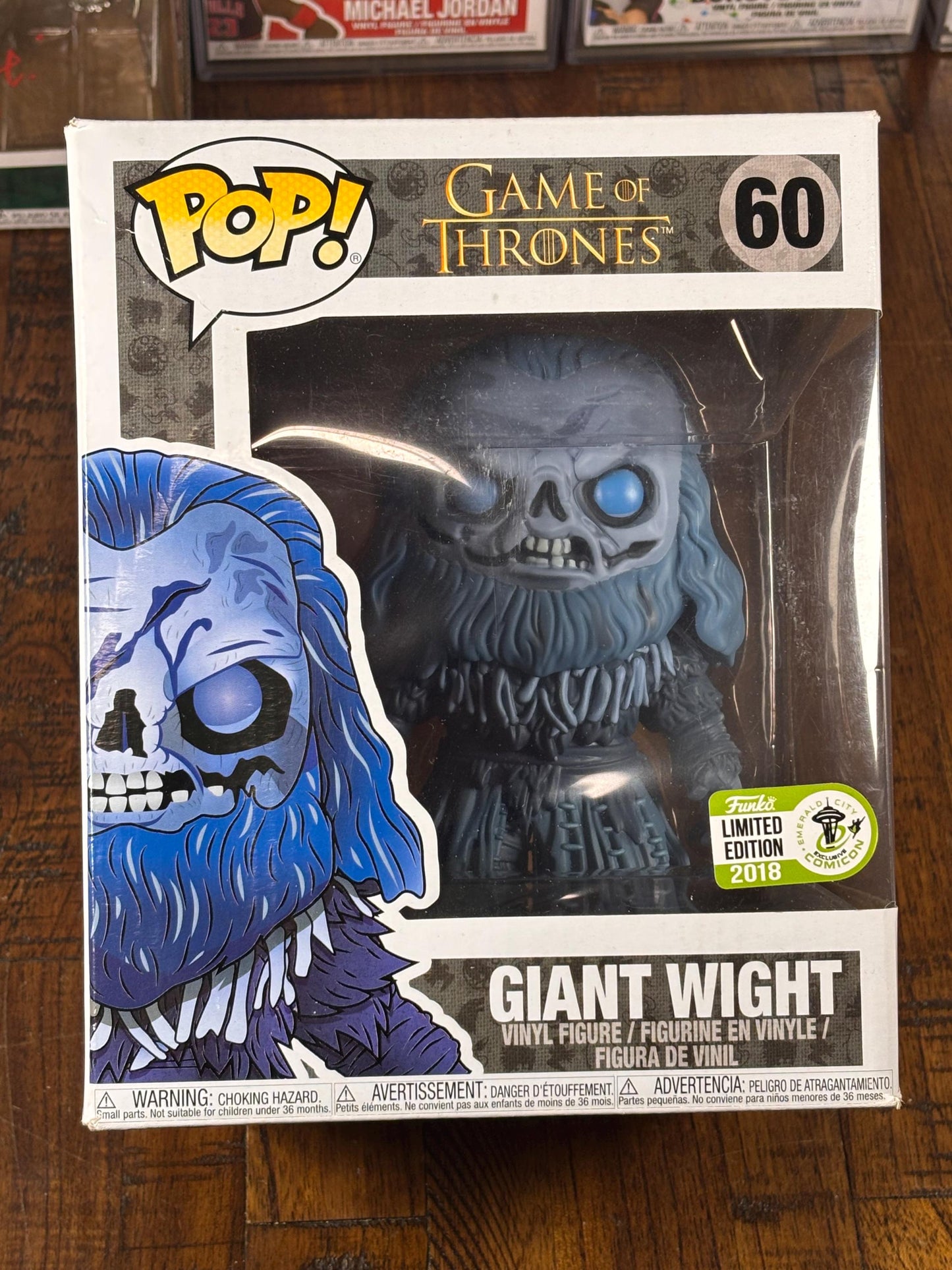 Funko Pop! Game of Thrones - Giant Wight #60 6” ECCC 2018 Shared Exclusive New