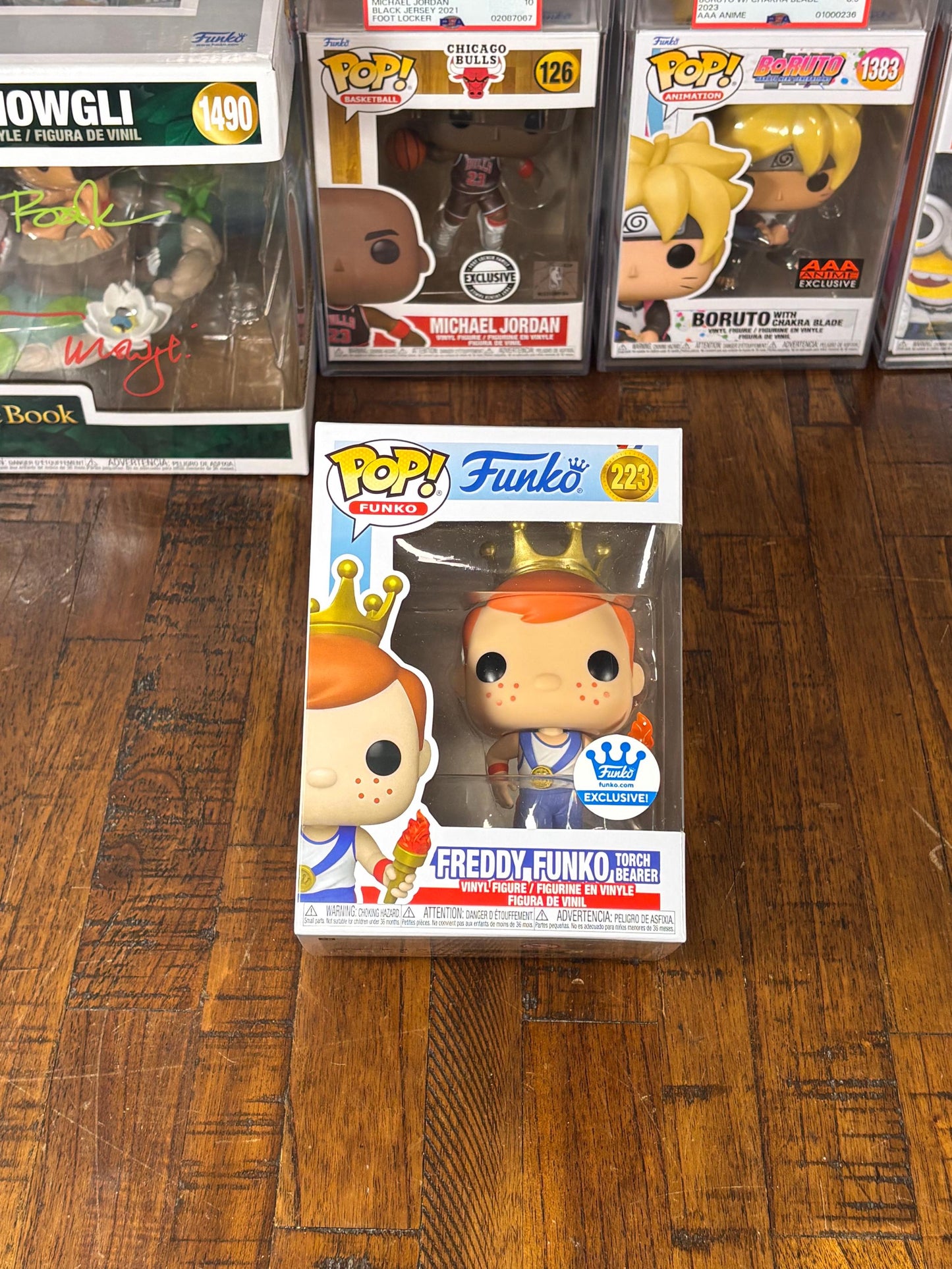 Funko Pop! Vinyl: Funko Freddy Funko Torch Bearer Funko Exclusive #223 Olympics