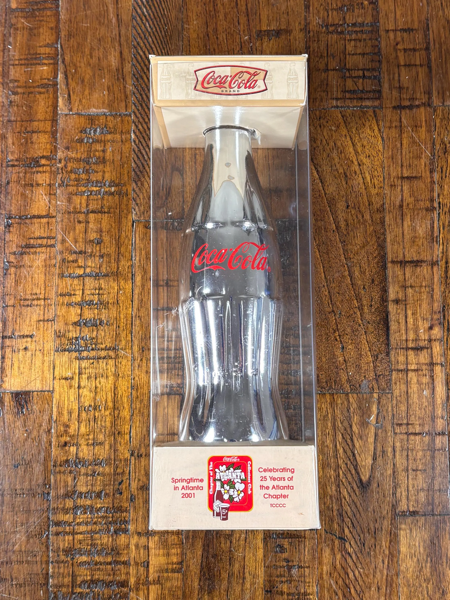 Coca-Cola Springtime Atlanta 2001 Collectors Club Bottle Atlanta Chapter Loose