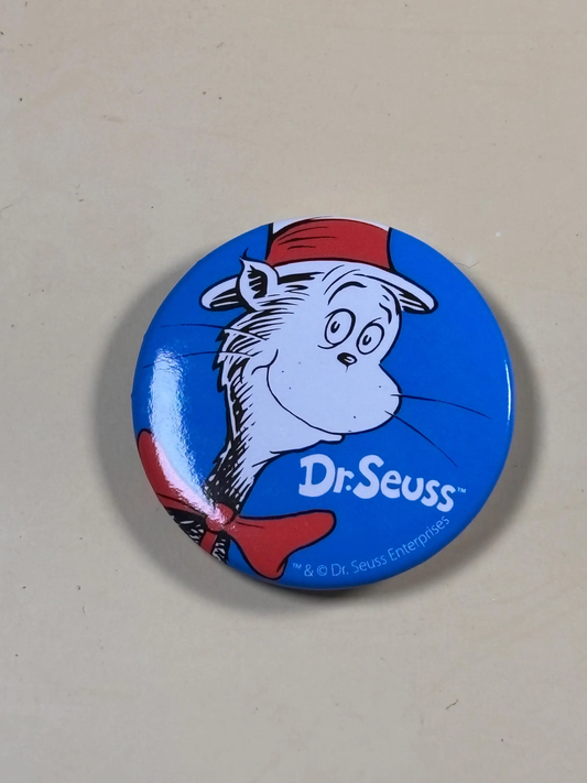 Vintage Dr Seuss Button Pin 1.5” Pinback