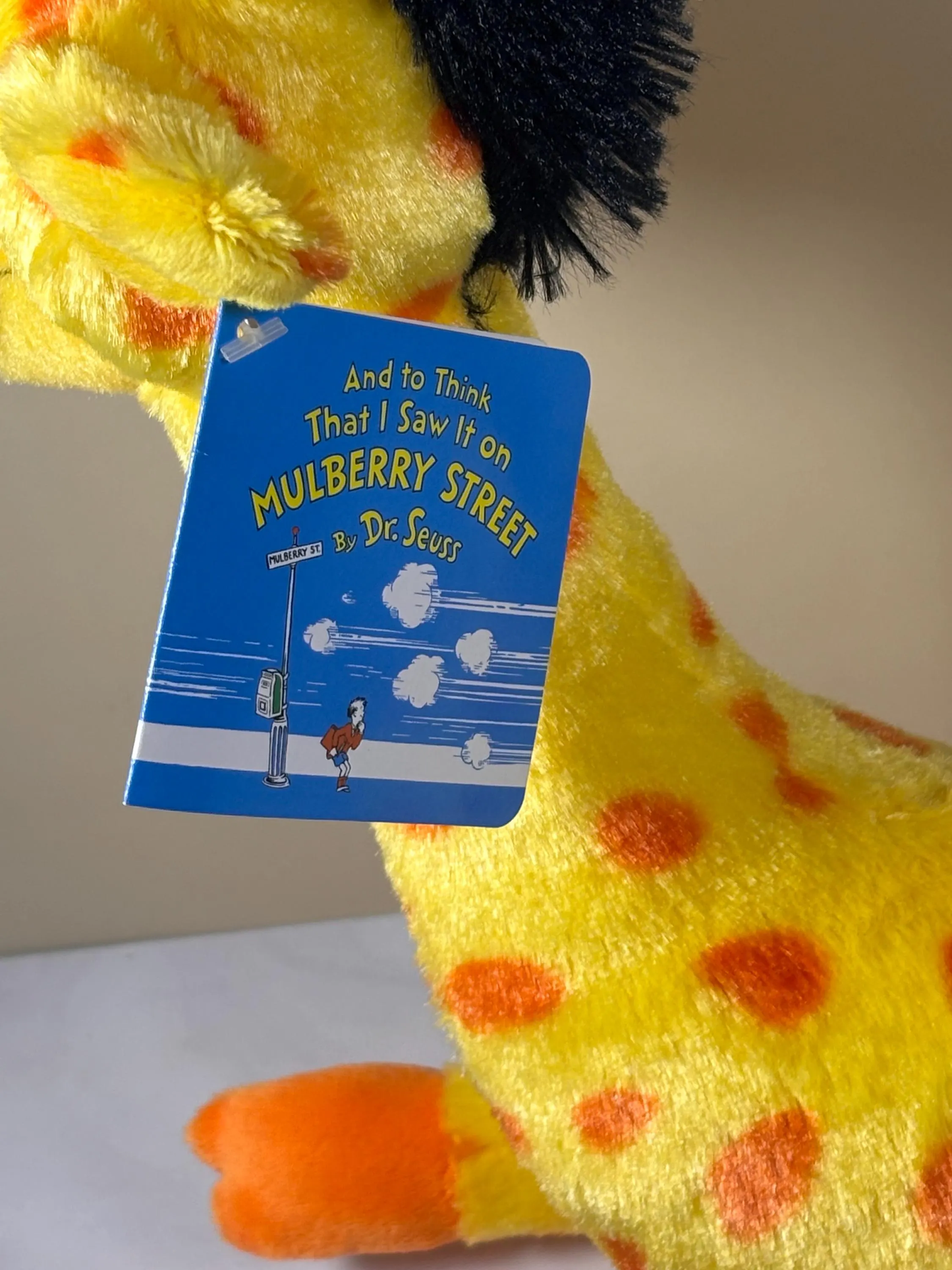 Dr Seuss Giraffe Mulberry Street 12" Plush Stuffed Animal Toy Kohls Cares New
