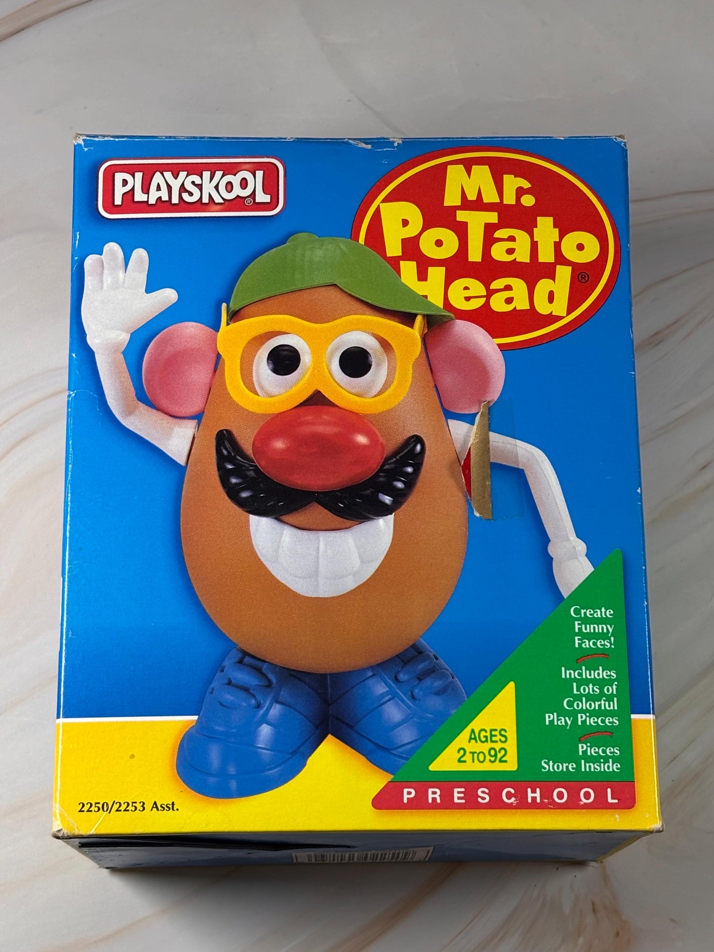 VTG Hasbro Playskool Mr. & Mrs. Potato Head Toy 6" With Accessories 1992-1995