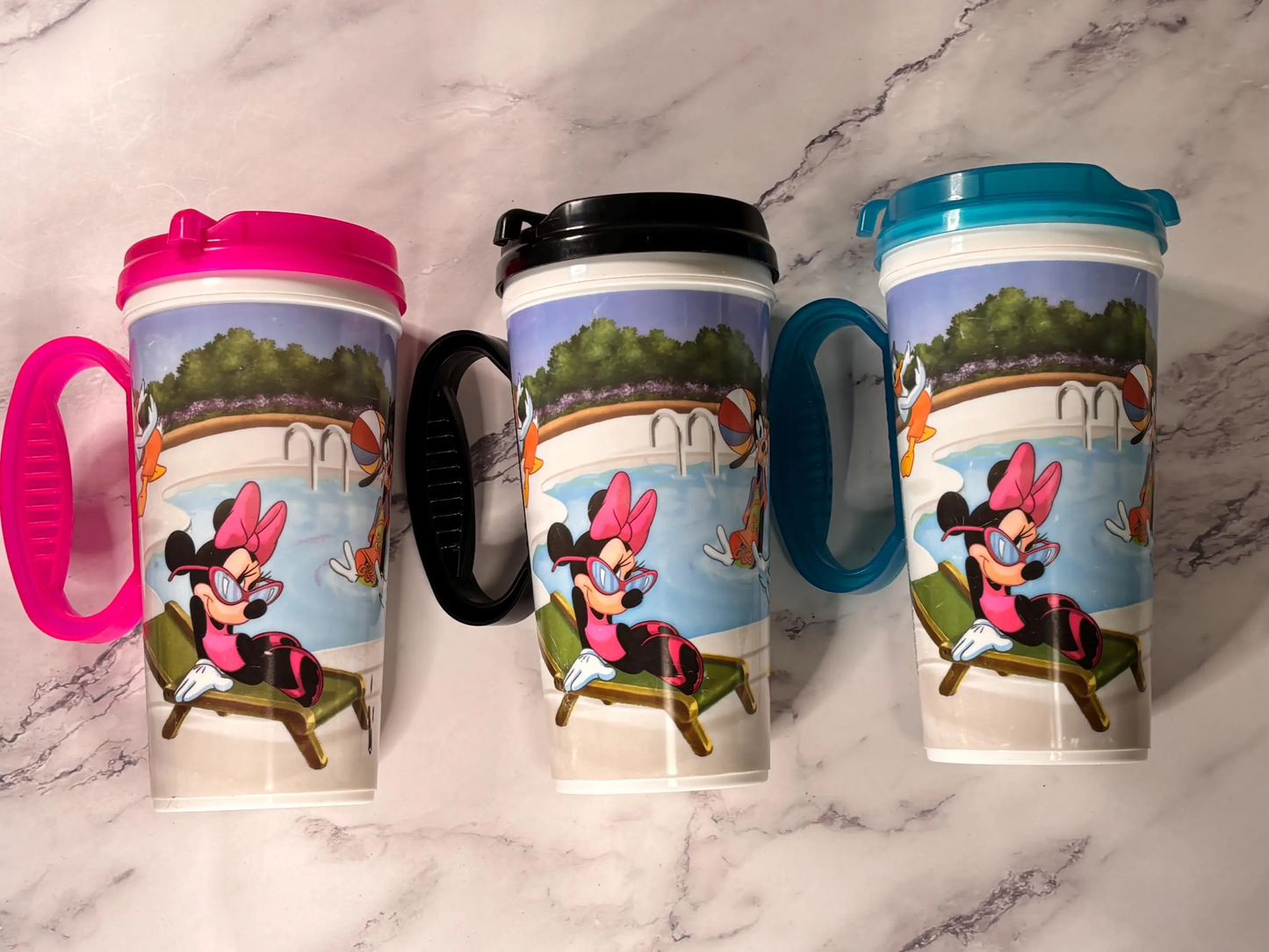 Lot of 3 Walt Disney Parks World Resort Let the Memories Begin Suvinior Cup
