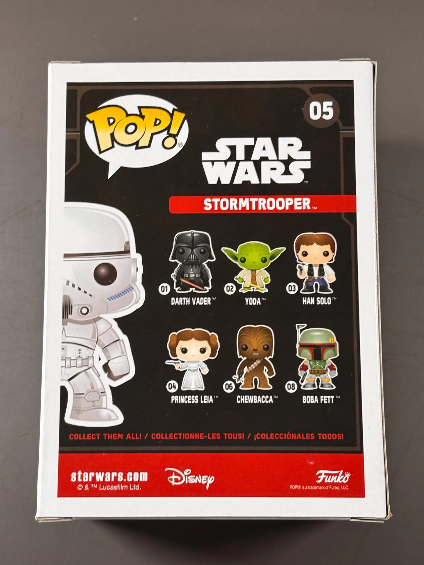 Star Wars Episode IV A New Hope - Stormtrooper Funko Pop! #05 Bobble-Head Figure