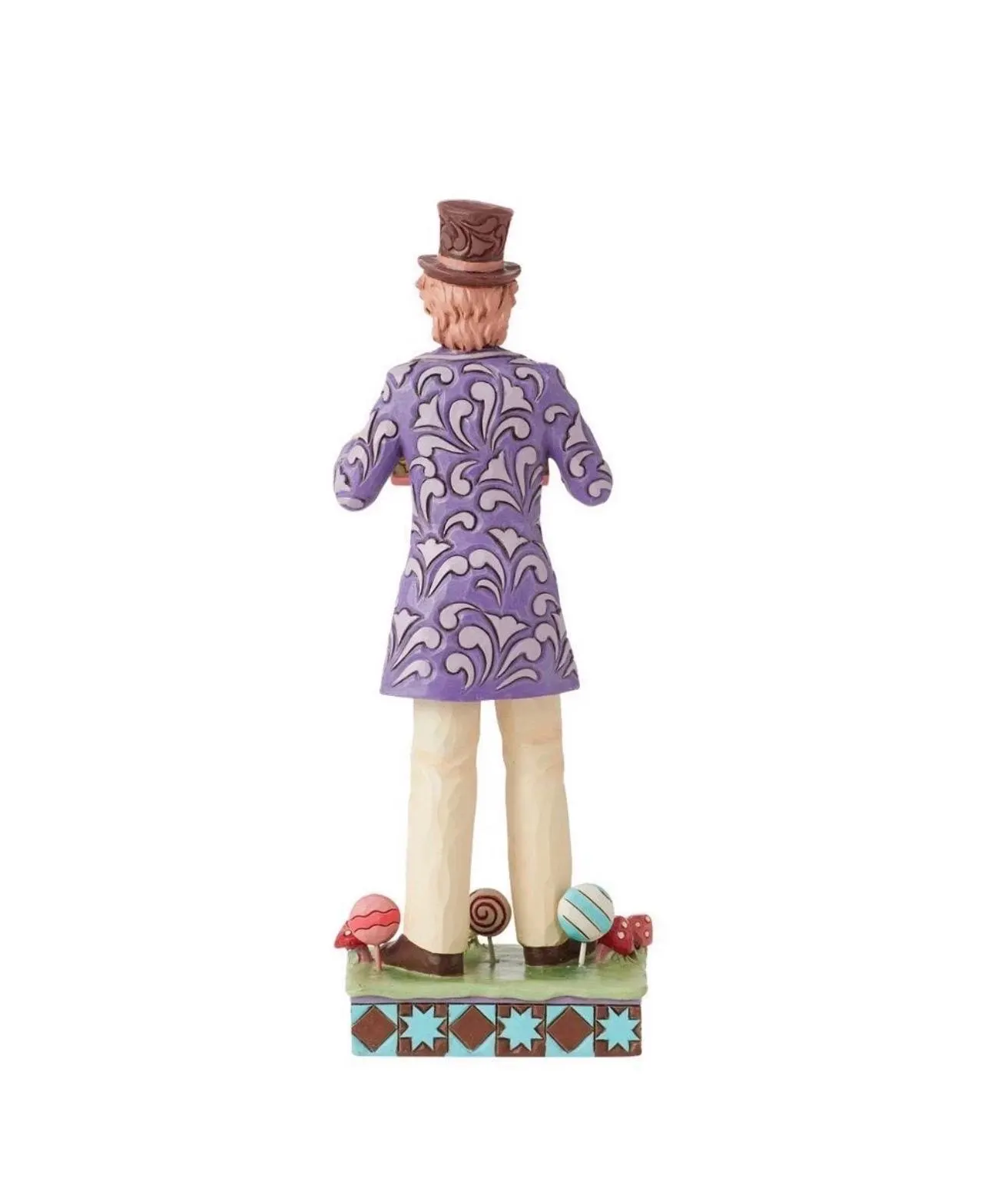 Jim Shore Willy Wonka Willy Wonka With Rotating Golden Ticket Figurine 6013720