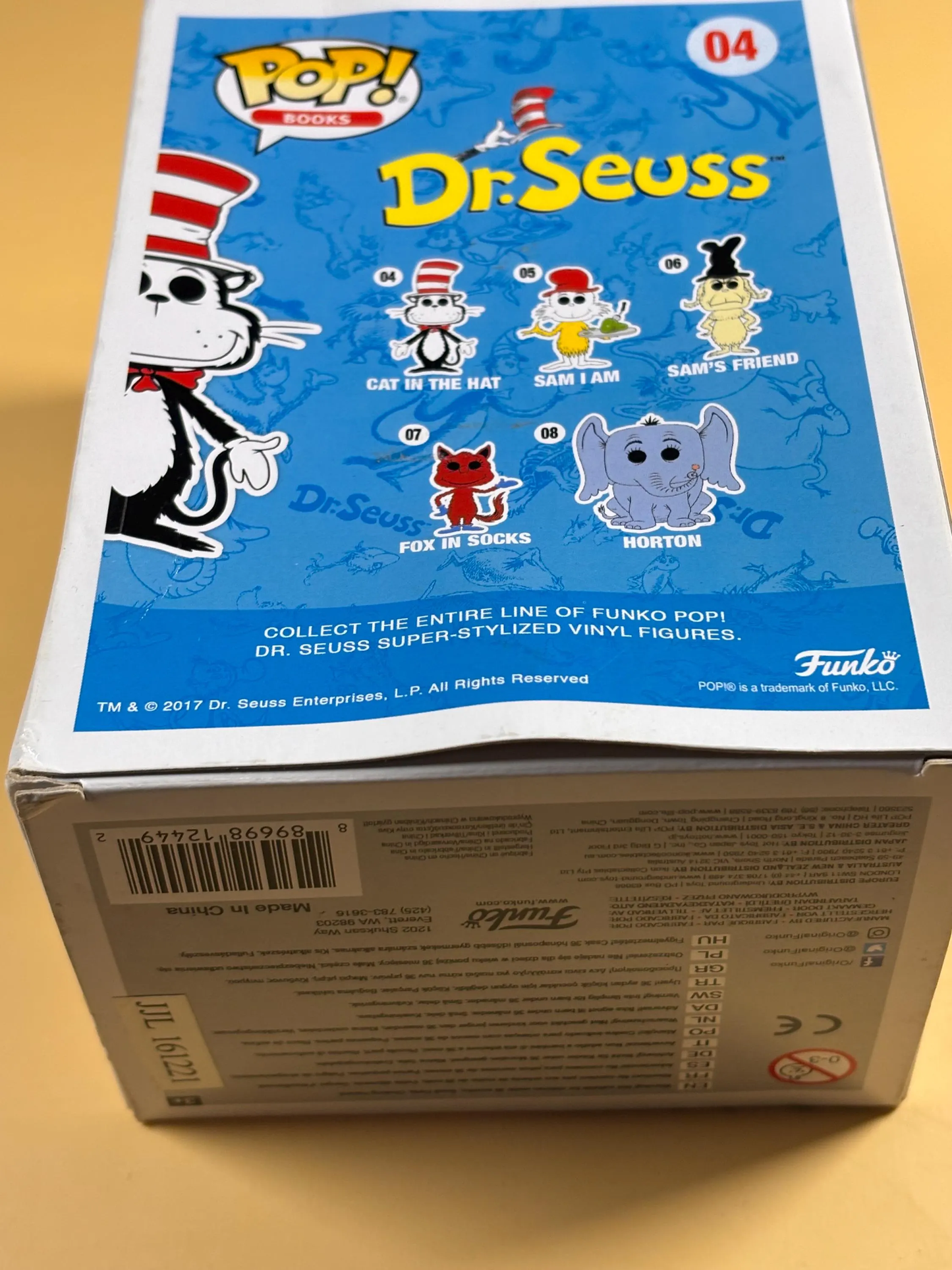 Dr. Seuss Cat In The Hat Funko Pop 04 Funko Pops Green Eggs And Ham Sam I Am New