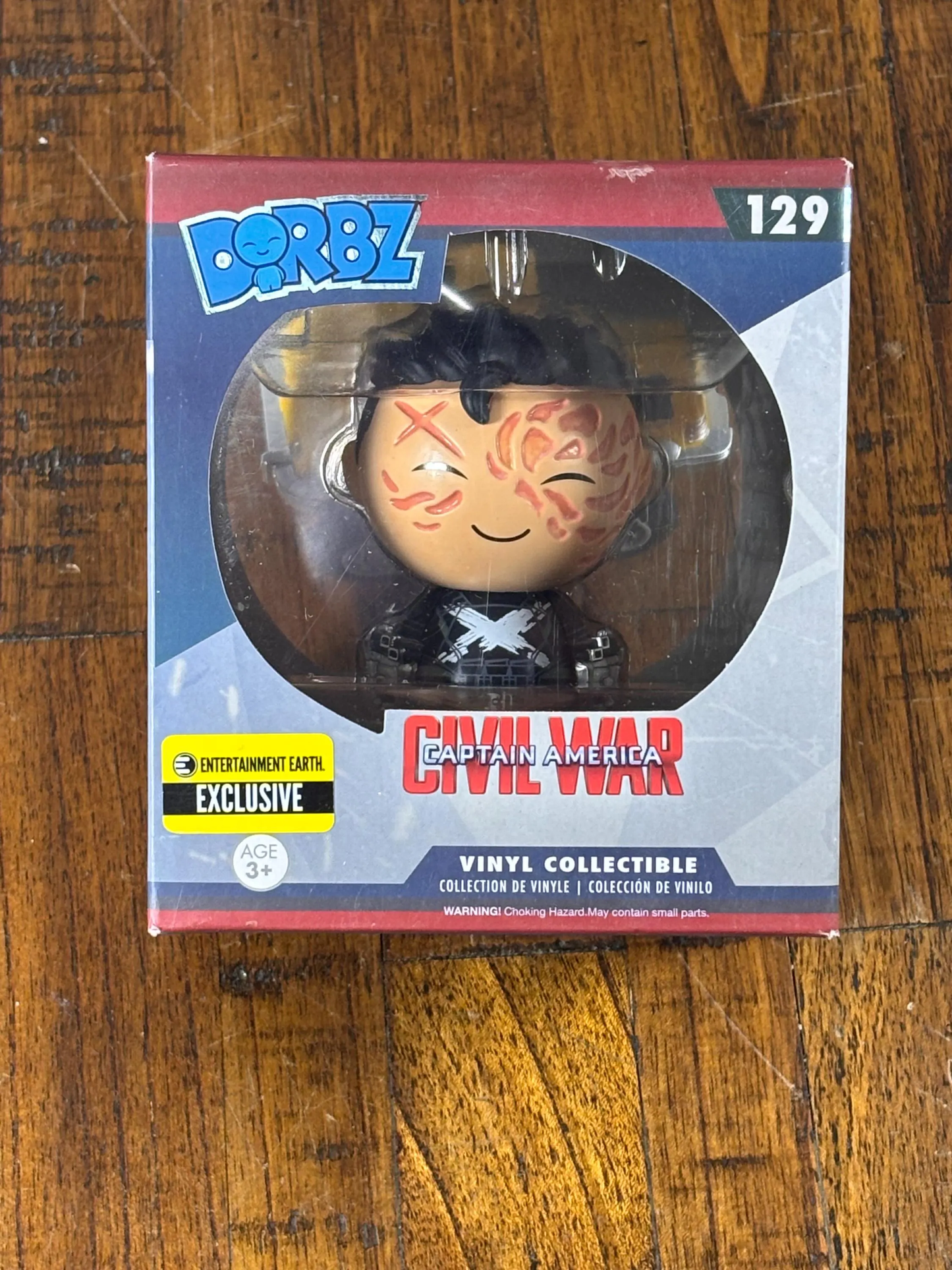 Dorbz Crossbones Unmasked #129 Marvel Avengers Civil War Vinyl Figure EEE New