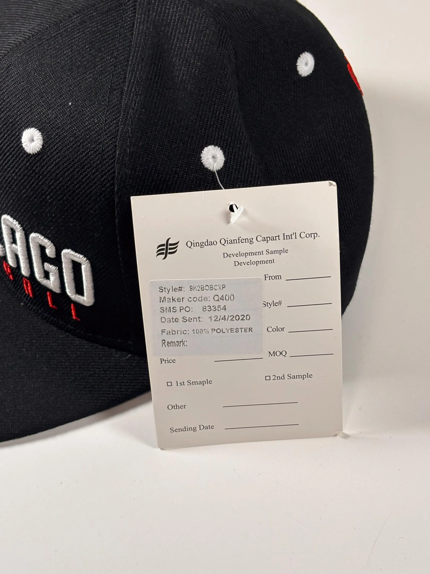 Mitchell & Ness Kids Youth Chicago Bulls Black Retro Stacked Snapback Hat New