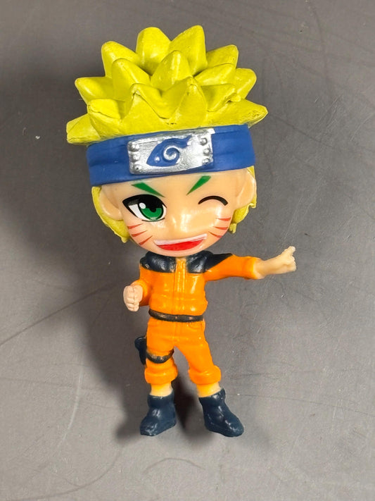 Naruto Shippuden Naruto Uzumaki Chibi Masters Mini Figure Anime Banpresto 2.5”