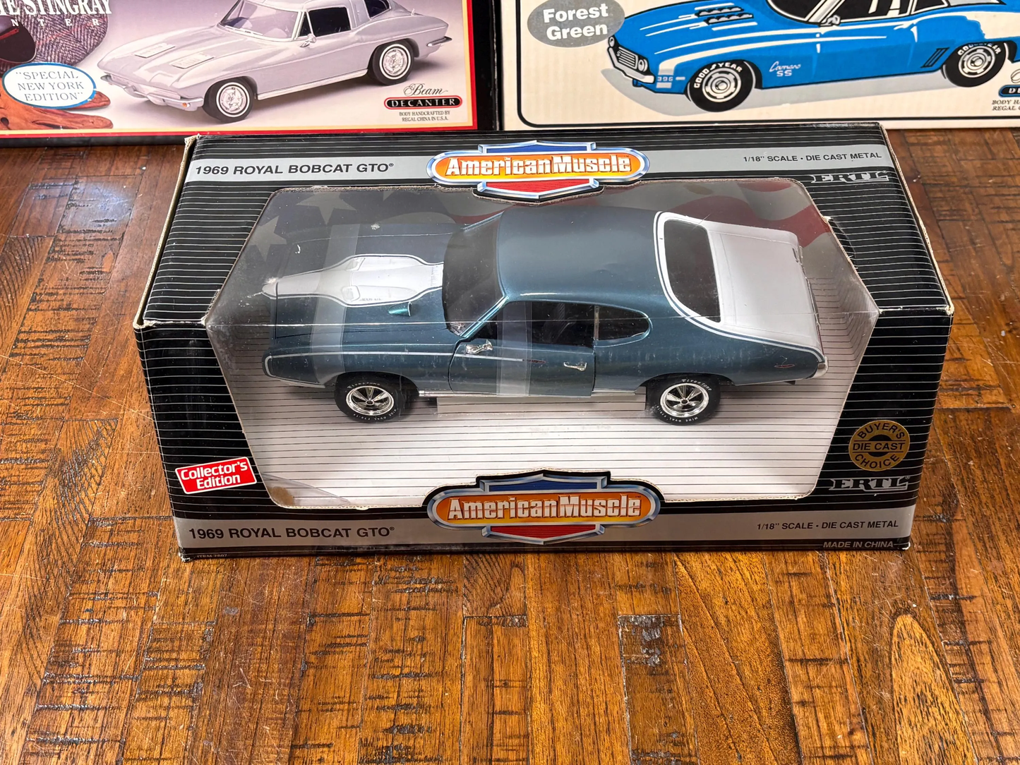 ERTL American Muscle 1:18 Scale 1969 Royal Bobcat GTO Crystal Turquoise Diecast
