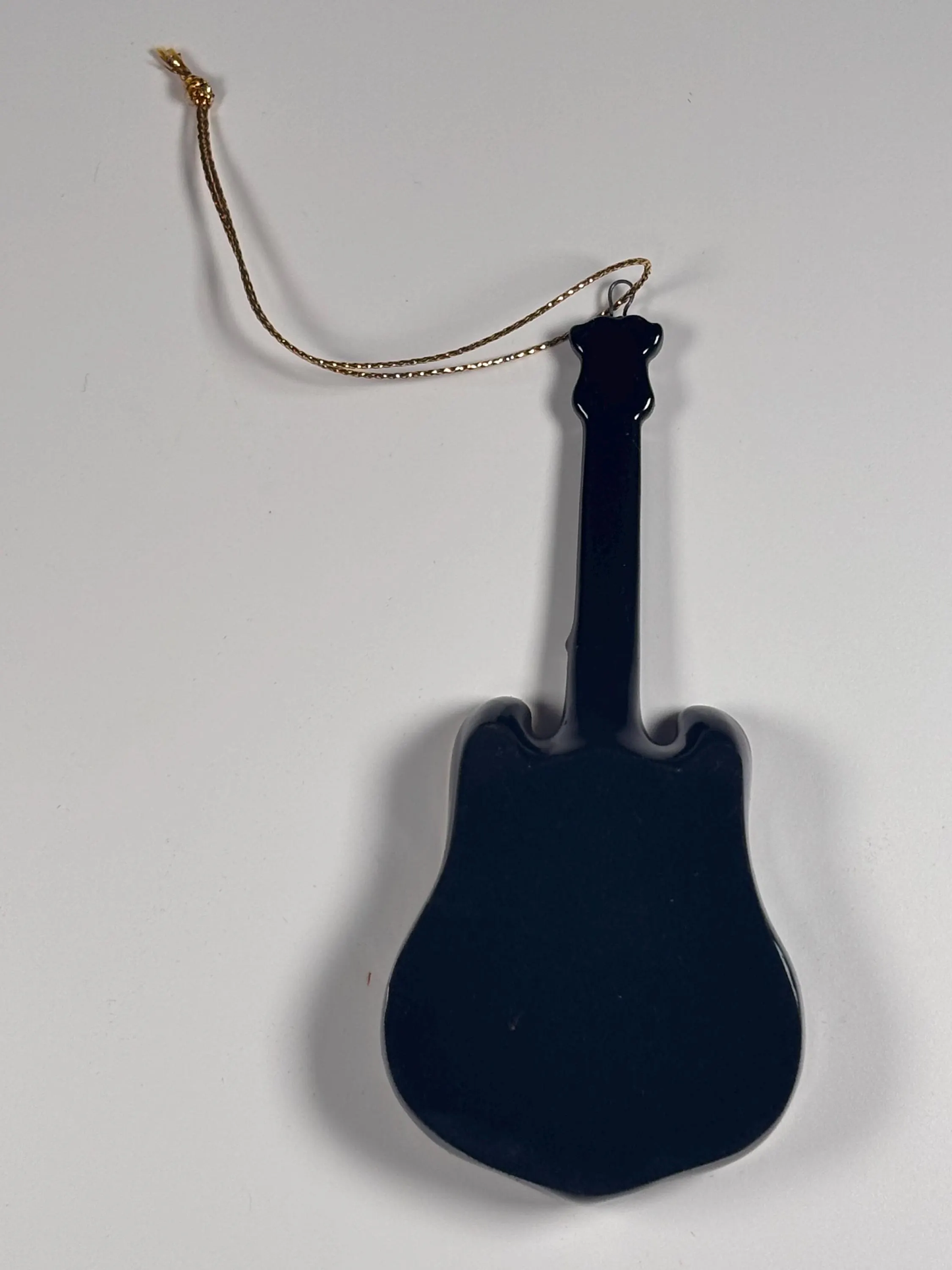 Bradford Exchange Elvis Presley Porcelain Guitar Christmas Ornament 2001 The Spirit