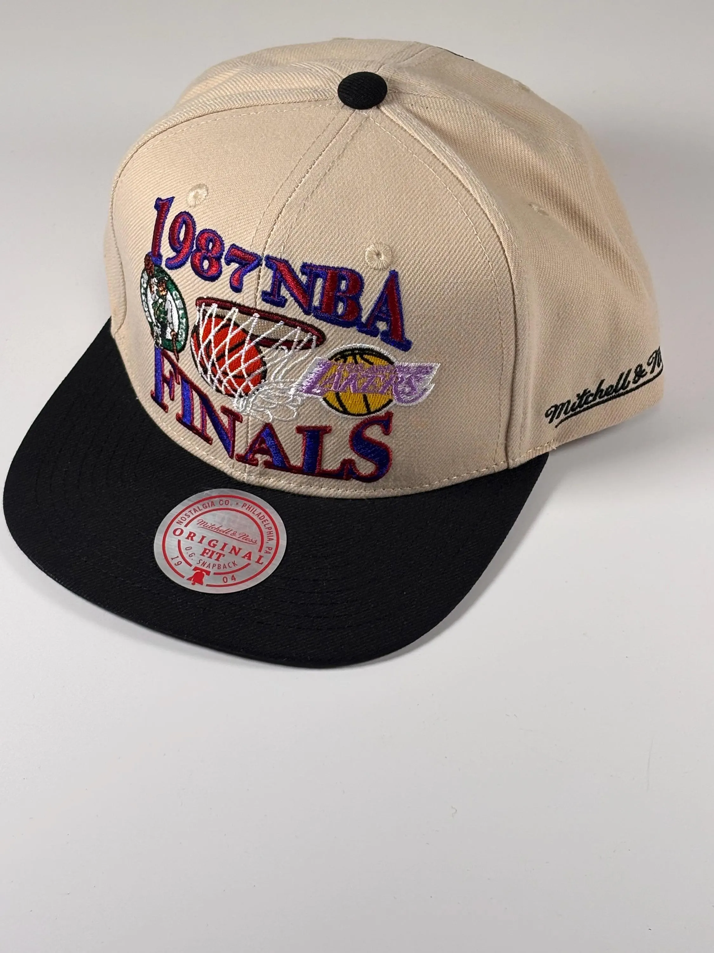 Mitchell & Ness Los Angeles Lakers vs. Boston Celtics 1987 NBA Finals Remix New