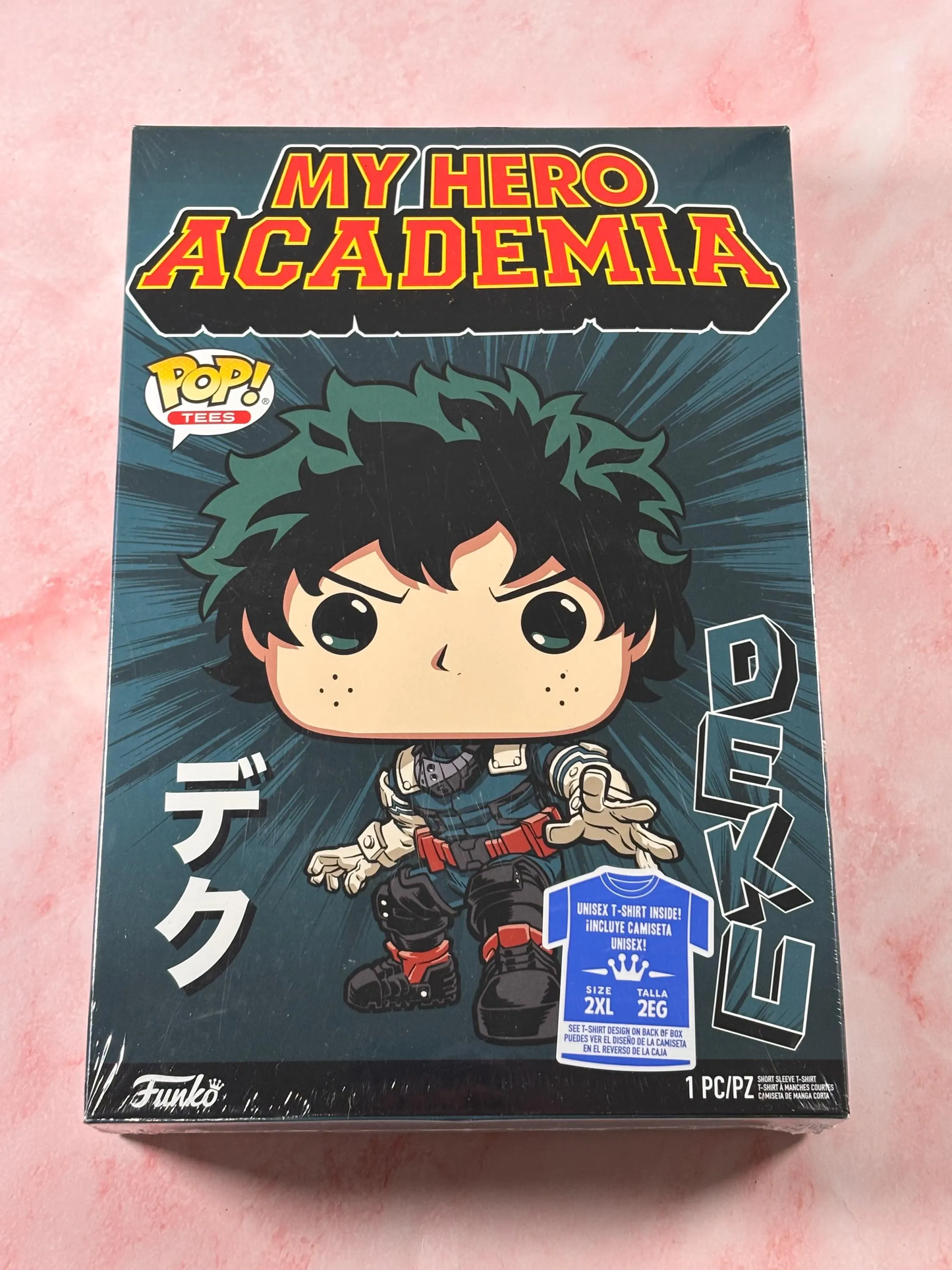 My Hero Academia Deku Anime Funko Pop! Tees T-Shirt New 3 Xtra Large 3XL