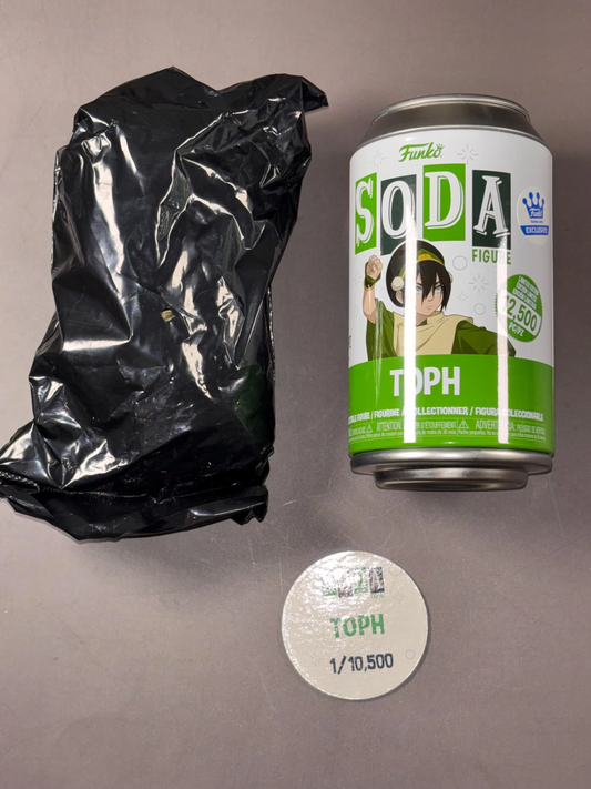 Toph Common Avatar The Last Airbender Funko Soda Shop Exclusive LE 10,500 Vinyl