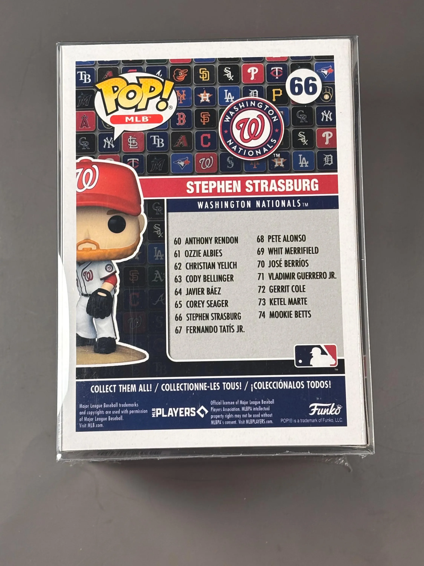 Funko Pop! MLB Washington Nationals Stephen Strasburg #66  Vinyl Figure Baseball