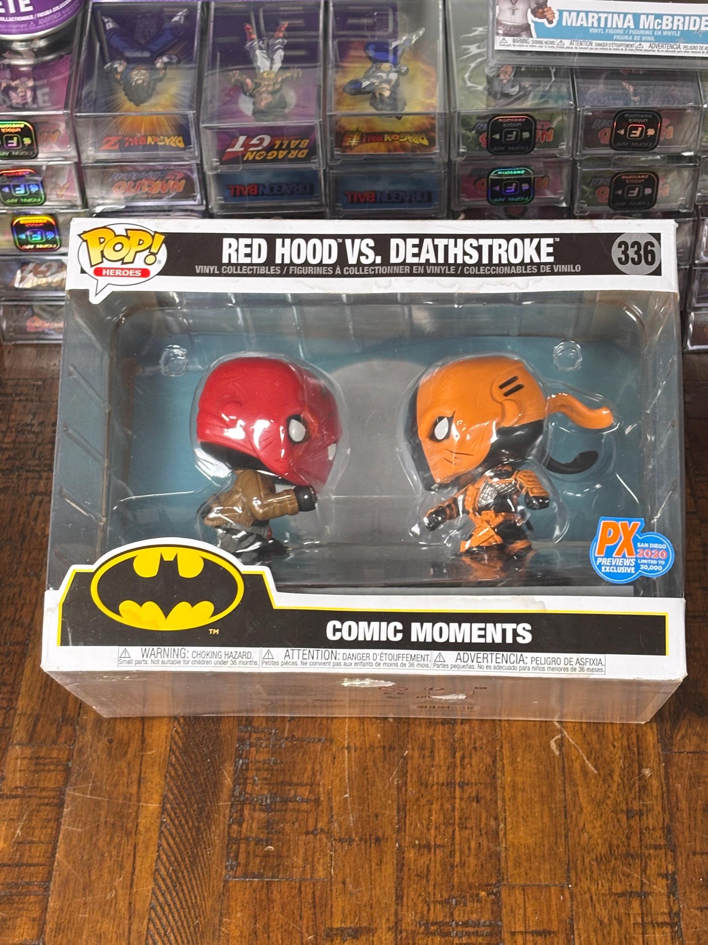 Funko Pop! 2 Pack DC Red Hood vs Deathstroke #336 PX Previews Exclusive New Vinyl Figure