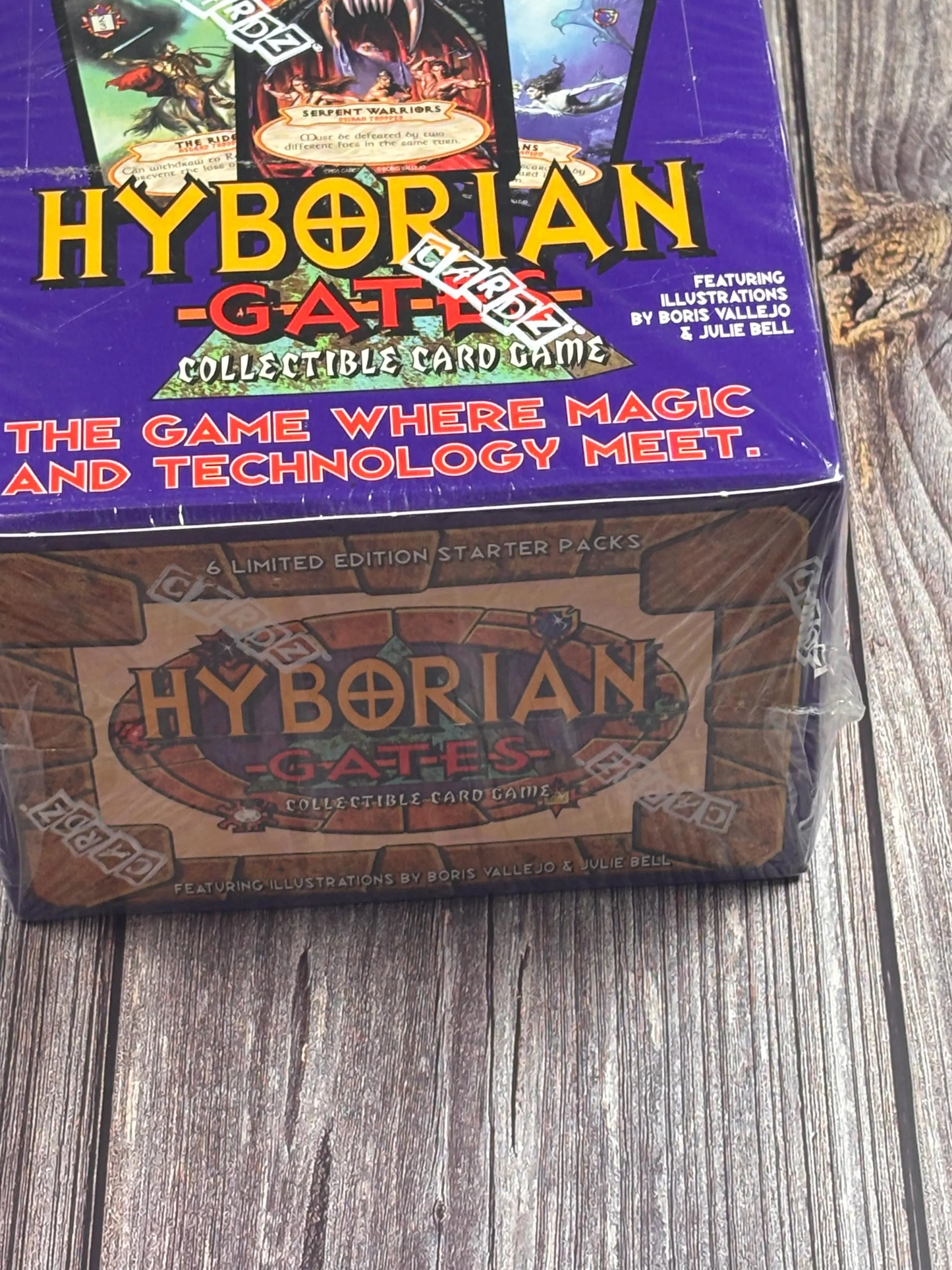 Hyborian Gates Collectible Card Game New Sealed Box 6 Limited Edition Starter Packs
