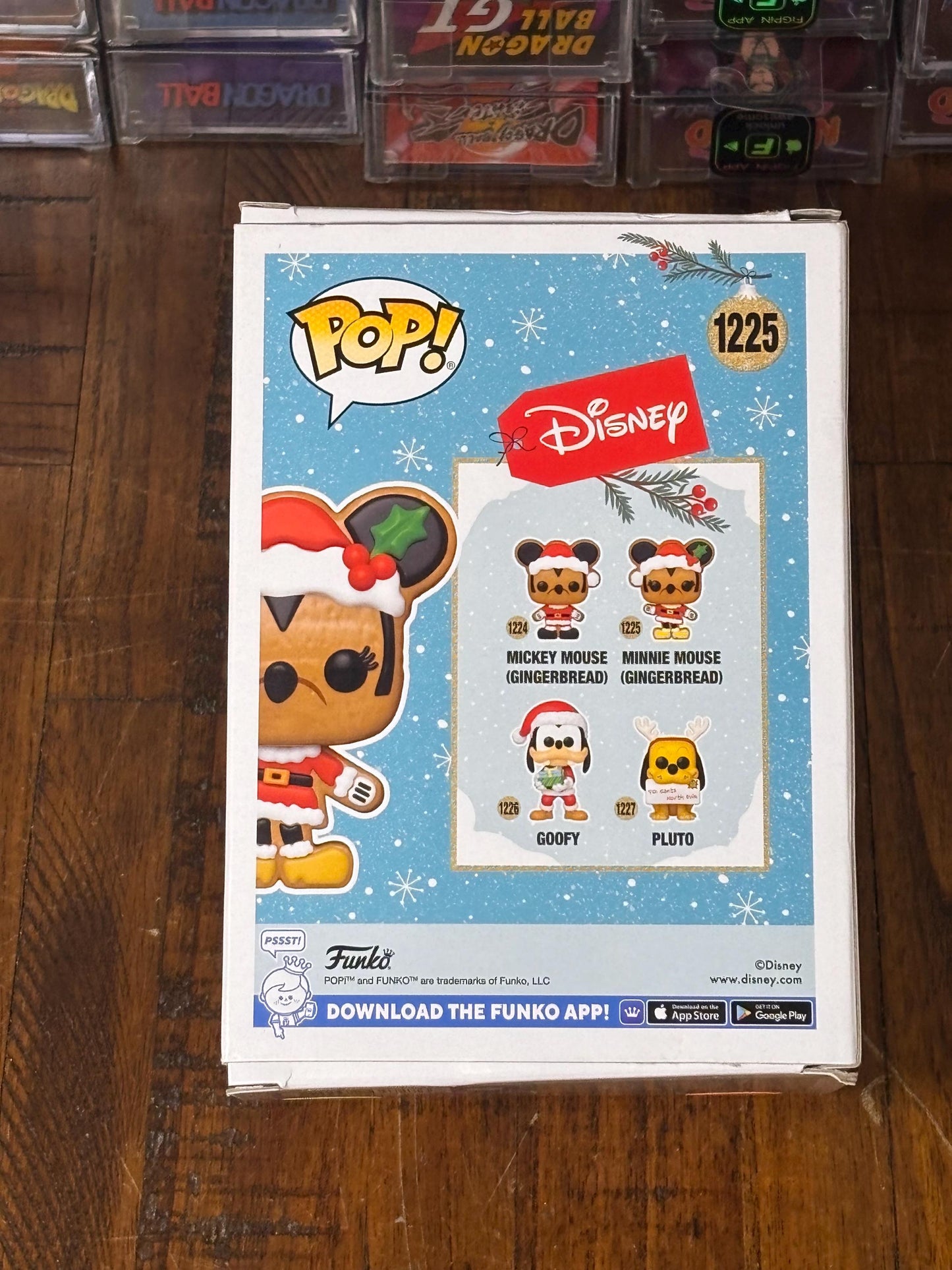 Funko Pop Disney Mickey Minnie Mouse Gingerbread #1225 Christmas New Vinyl Figure