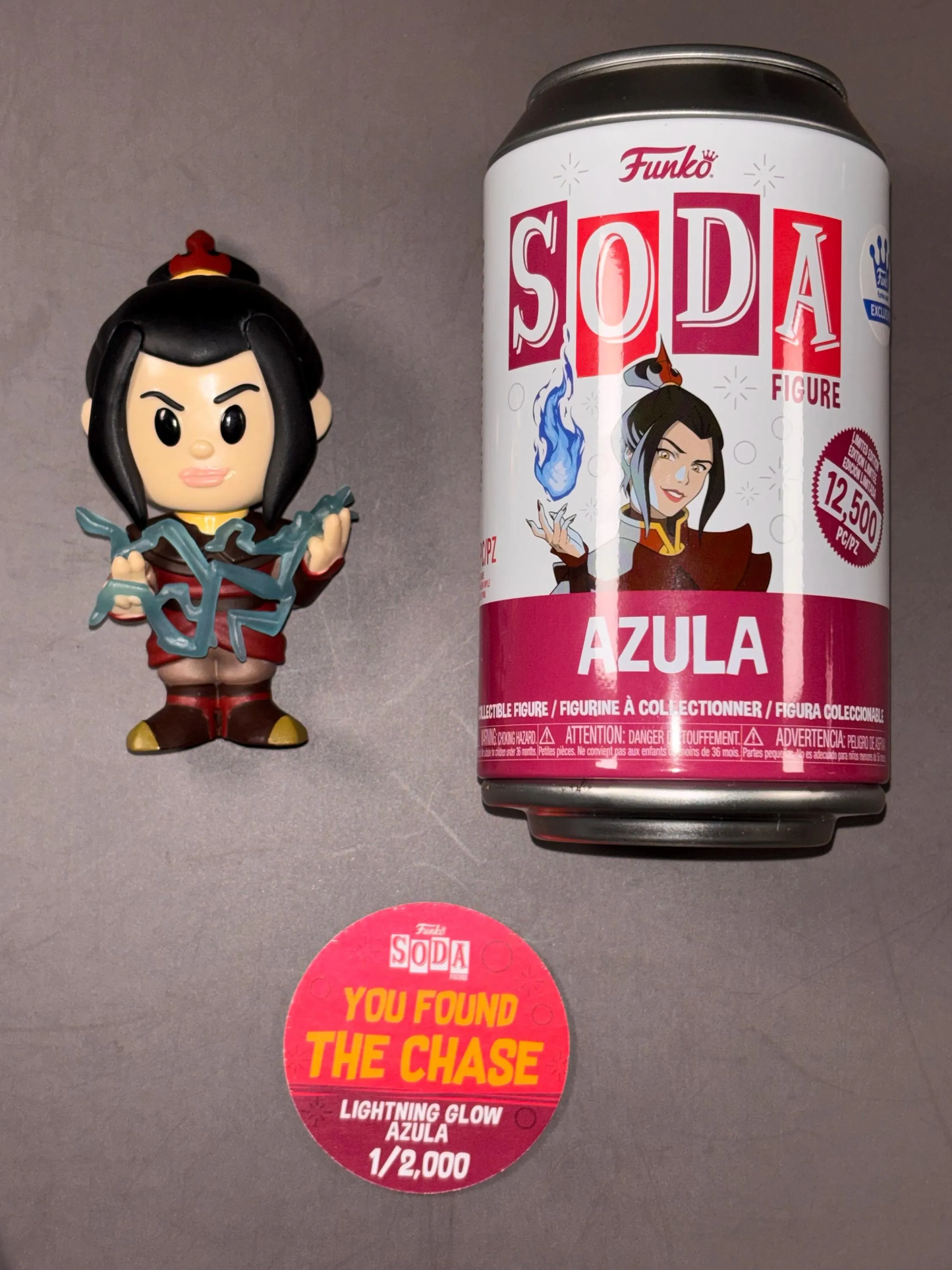 Funko Soda Azula Lightning Glow Chase LE 2000 Funko Shop Exclusive Avatar