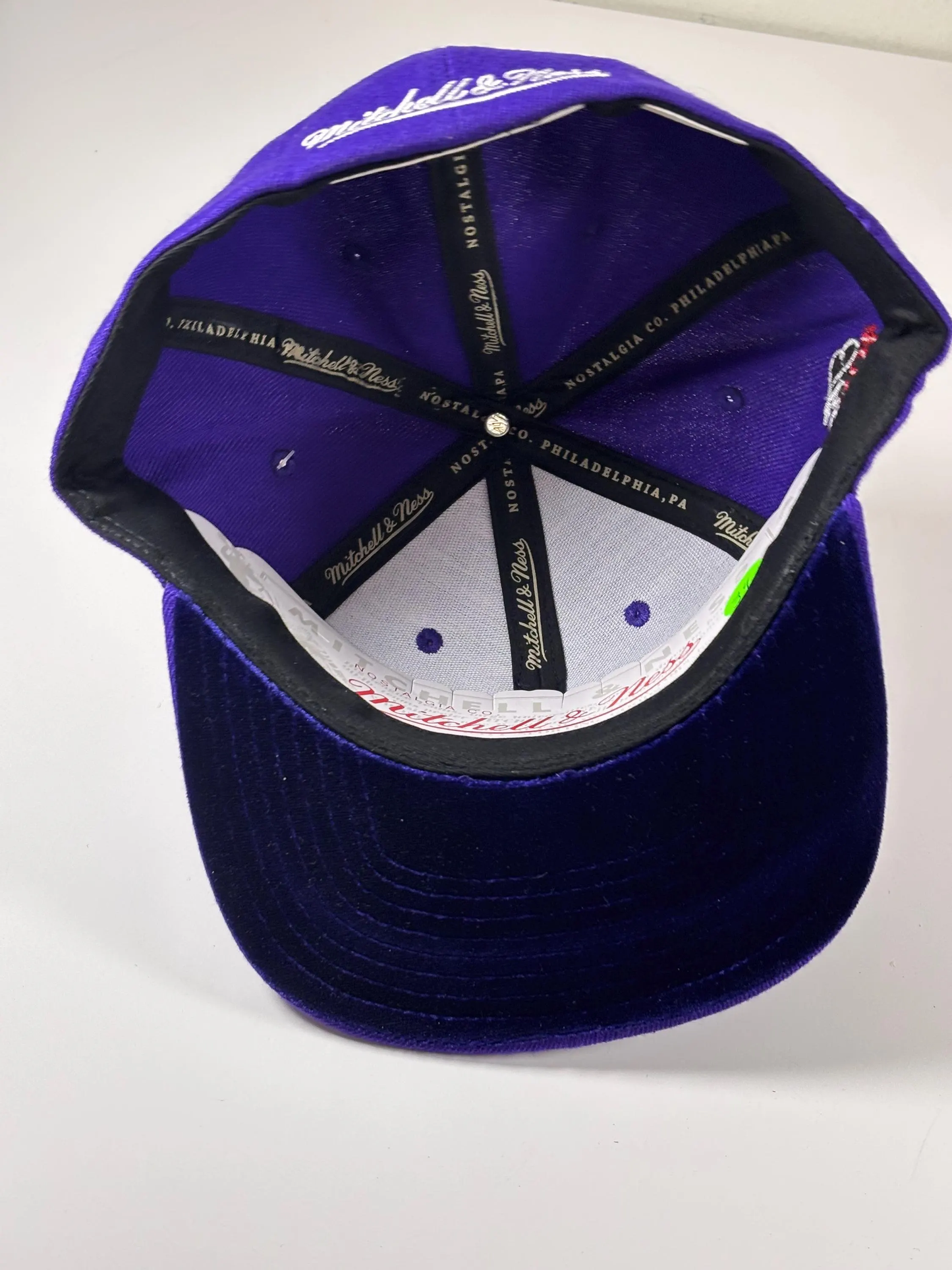 Mitchell & Ness LA Los Angeles Lakers Purple 1987 NBA Finals Fitted Hat 7 3/8 New