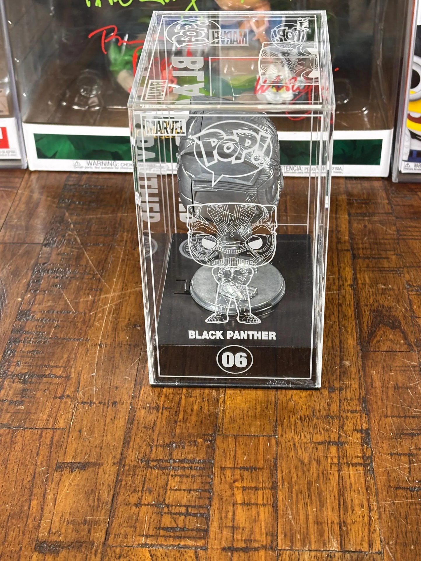 Funko Pop! Die Cast Marvel Black Panther LE Chase Edition Collectible Figure #06