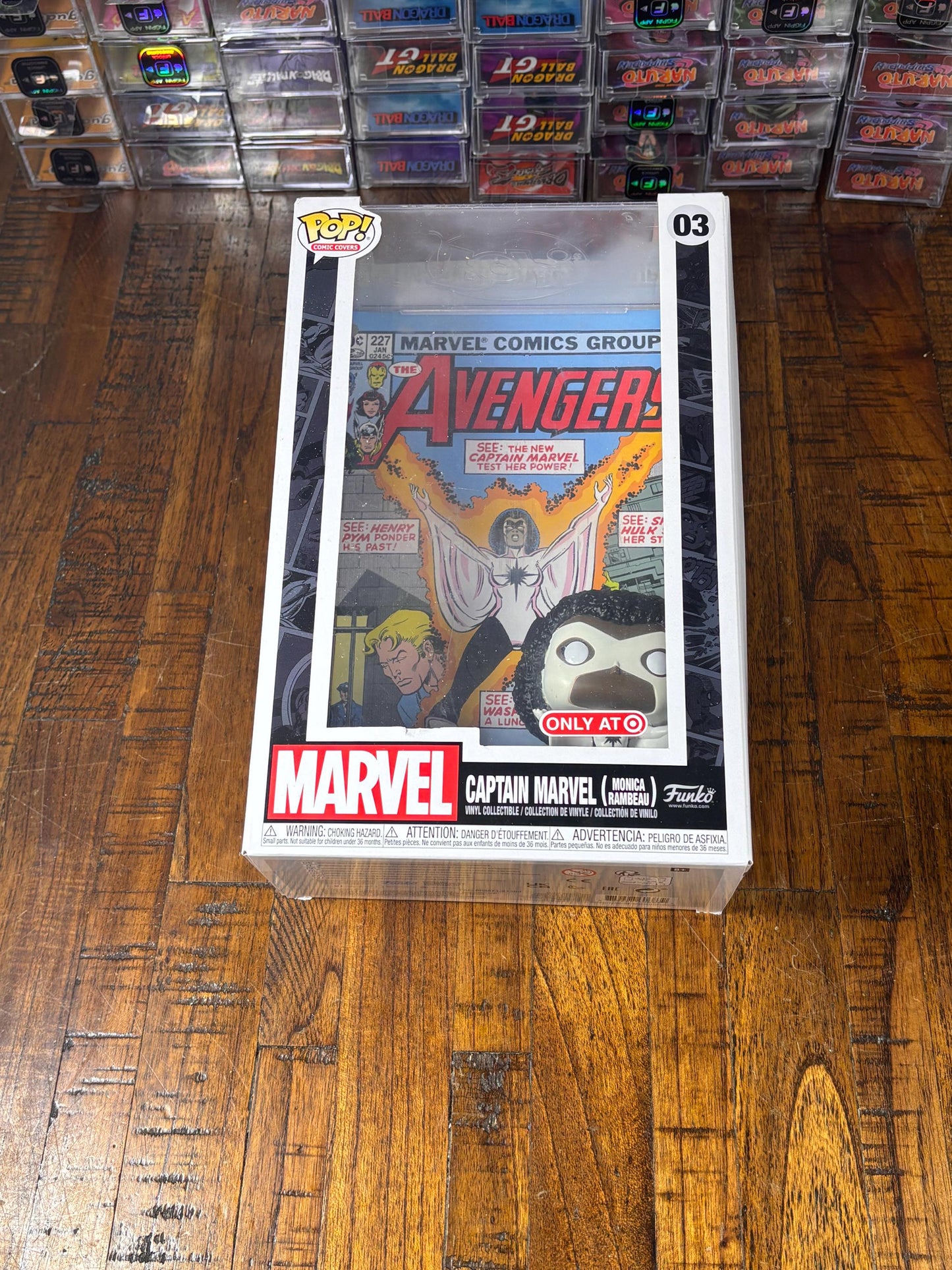 Funko Pop! Comic Covers Marvel #03 Captain Marvel Monica Rambeau Target Exclus New