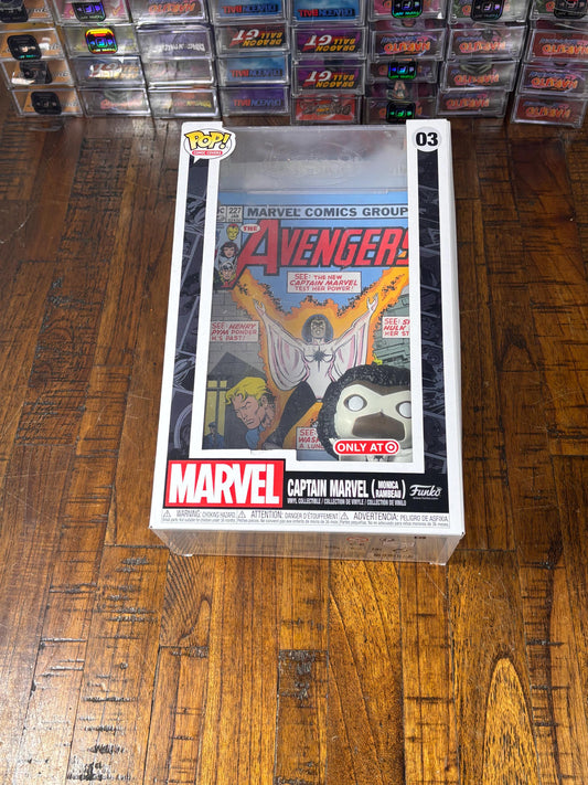 Funko Pop! Comic Covers Marvel #03 Captain Marvel Monica Rambeau Target Exclus New