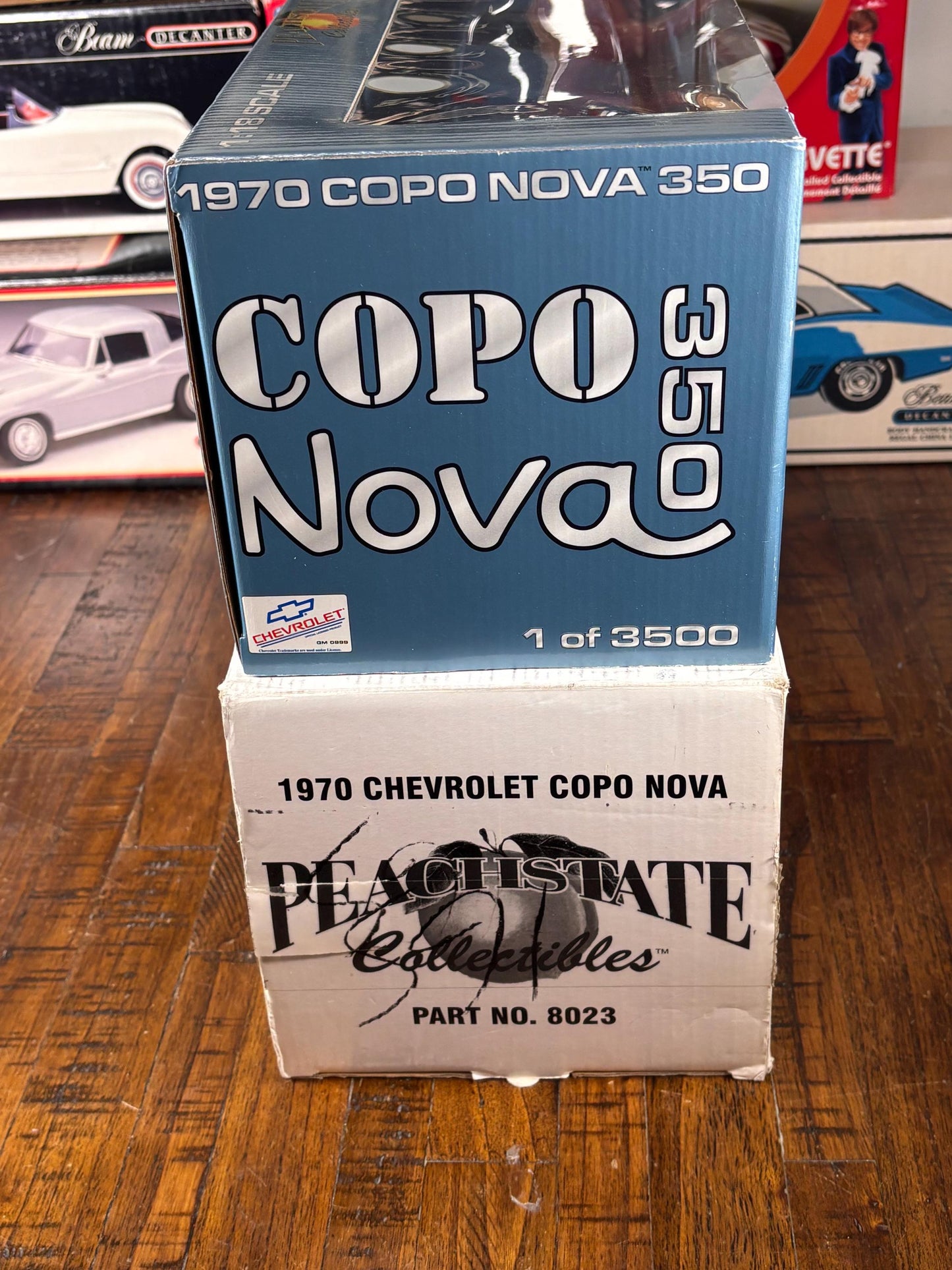 Peach State Gmp 1970 Chevy Chevrolet Copo Nova 1/18  1 Of 3500 Diecast Blue New